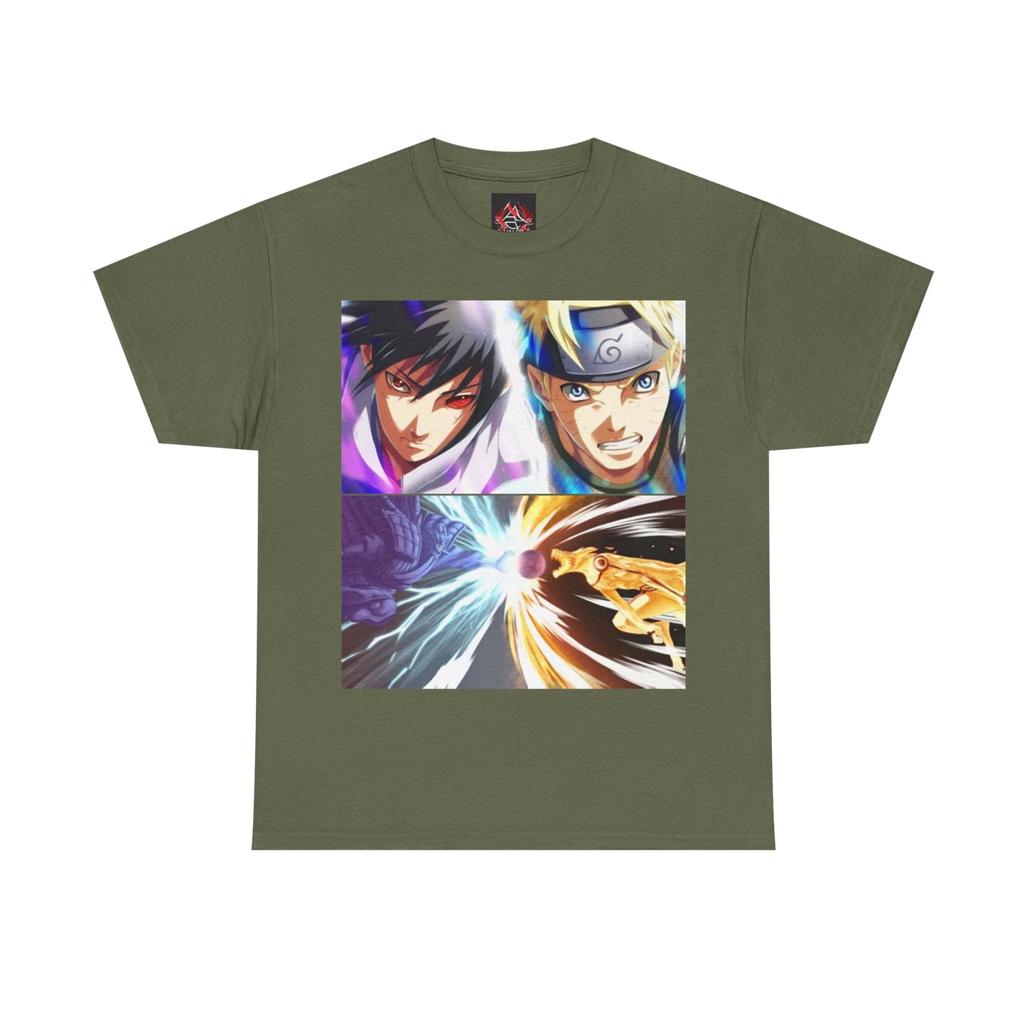 Naruto Shipuden Epic Battle Naurto Vs Sasuke Unisex Heavy Cotton TShirt