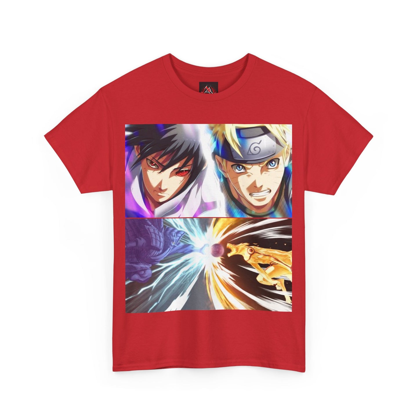 Naruto Shipuden Epic Battle Naurto Vs Sasuke Unisex Heavy Cotton TShirt