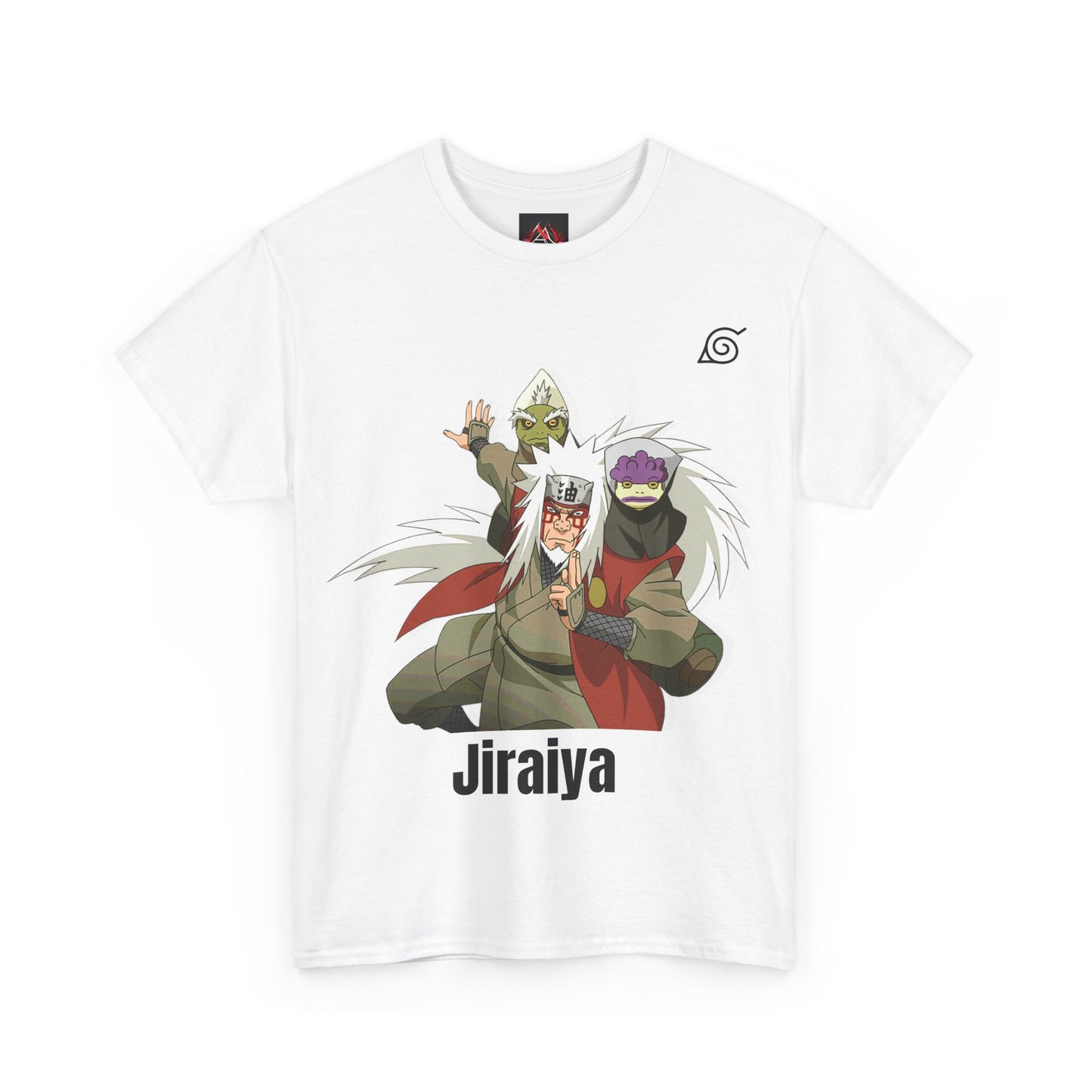 Naruto Shippuden - The Hidden Leaf's Jiraiya Sage Mode White Unisex Heavy Cotton TShirt