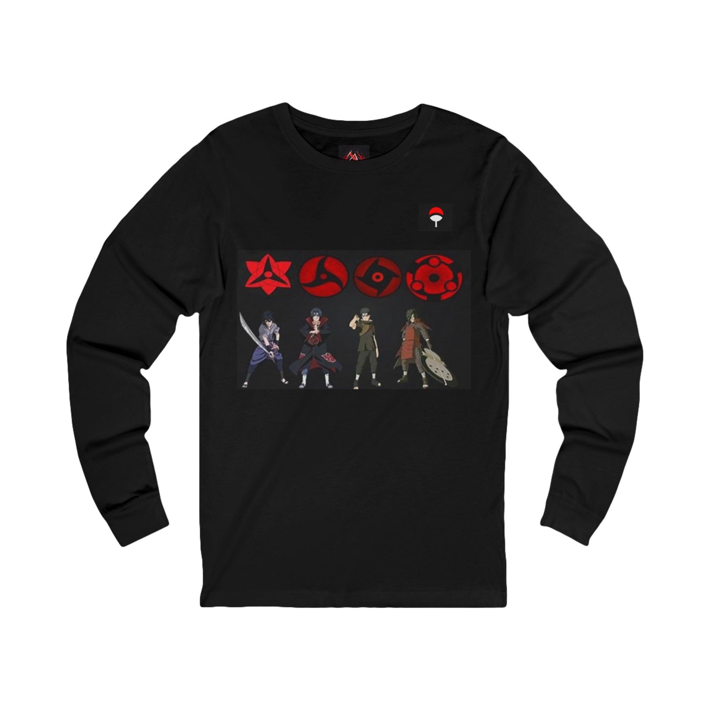 Naruto - Uchiha Family's Most Powerful with Sharingan Long Sleeve TShirt - Unisex