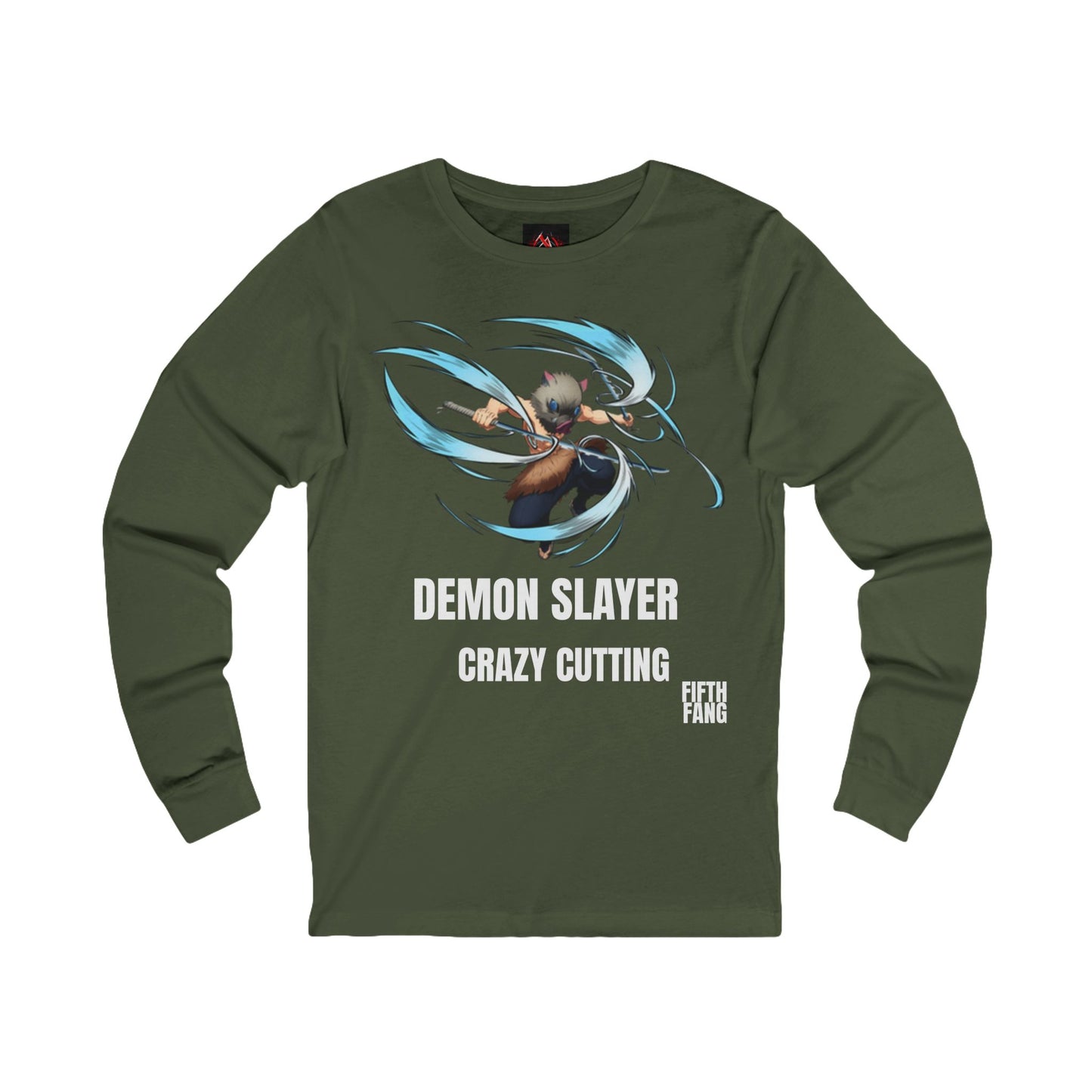 Demon Slayer Inosuke Crazy Cutting Long Sleeve T-Shirt