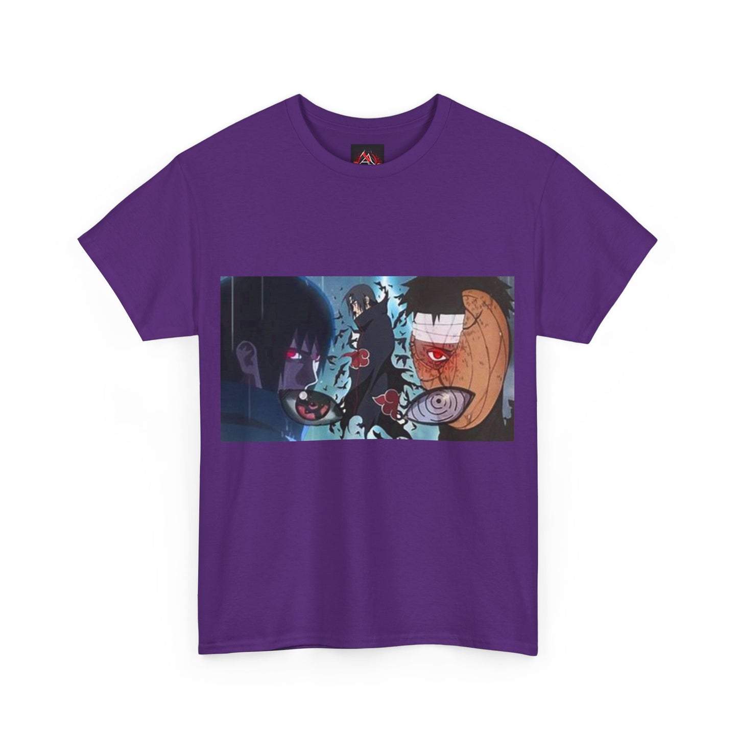 Naruto - Itchia and Sasuke with Obito Uchiha - Unisex Heavy Cotton Unisex Heavy Cotton TShirt