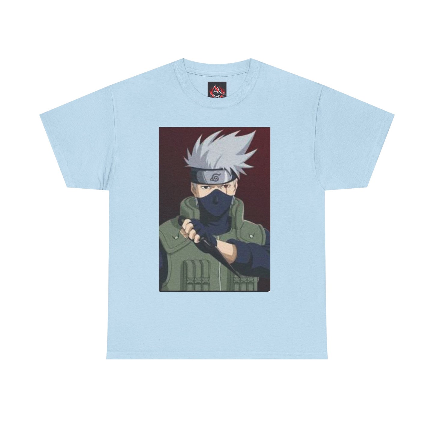 Naruto - Kakashi with Kunai Unisex Heavy Cotton T-Shirt