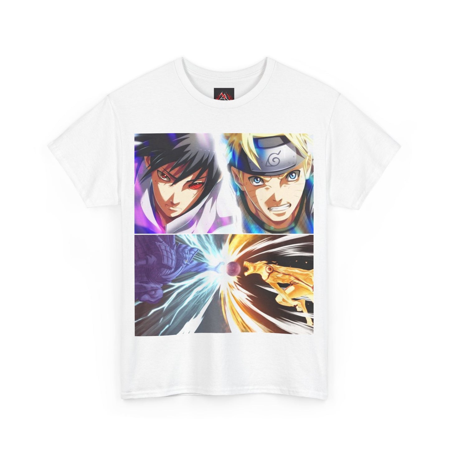 Naruto Shipuden Epic Battle Naurto Vs Sasuke Unisex Heavy Cotton TShirt