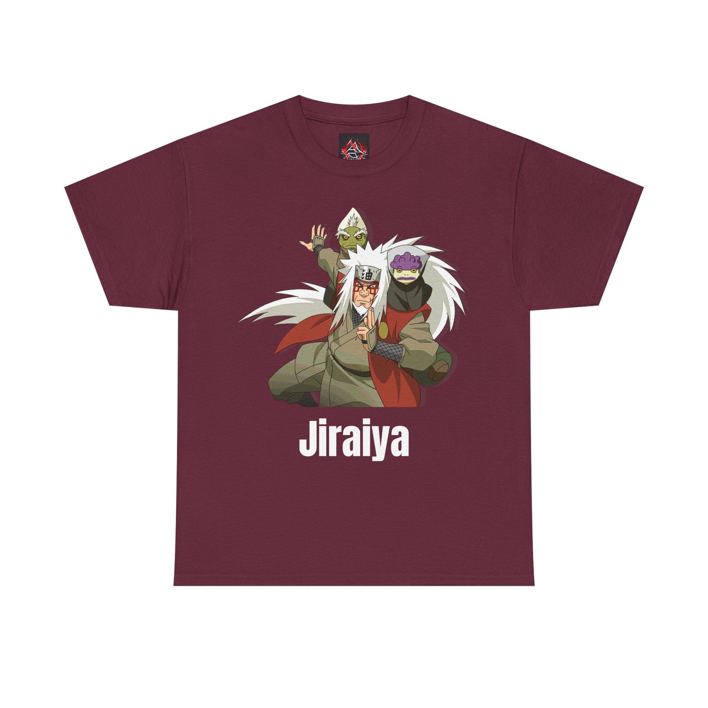 Naruto Shippuden - The Hidden Leaf's Jiraiya Sage Mode Multiple Colours Unisex Heavy Cotton T-Shirt
