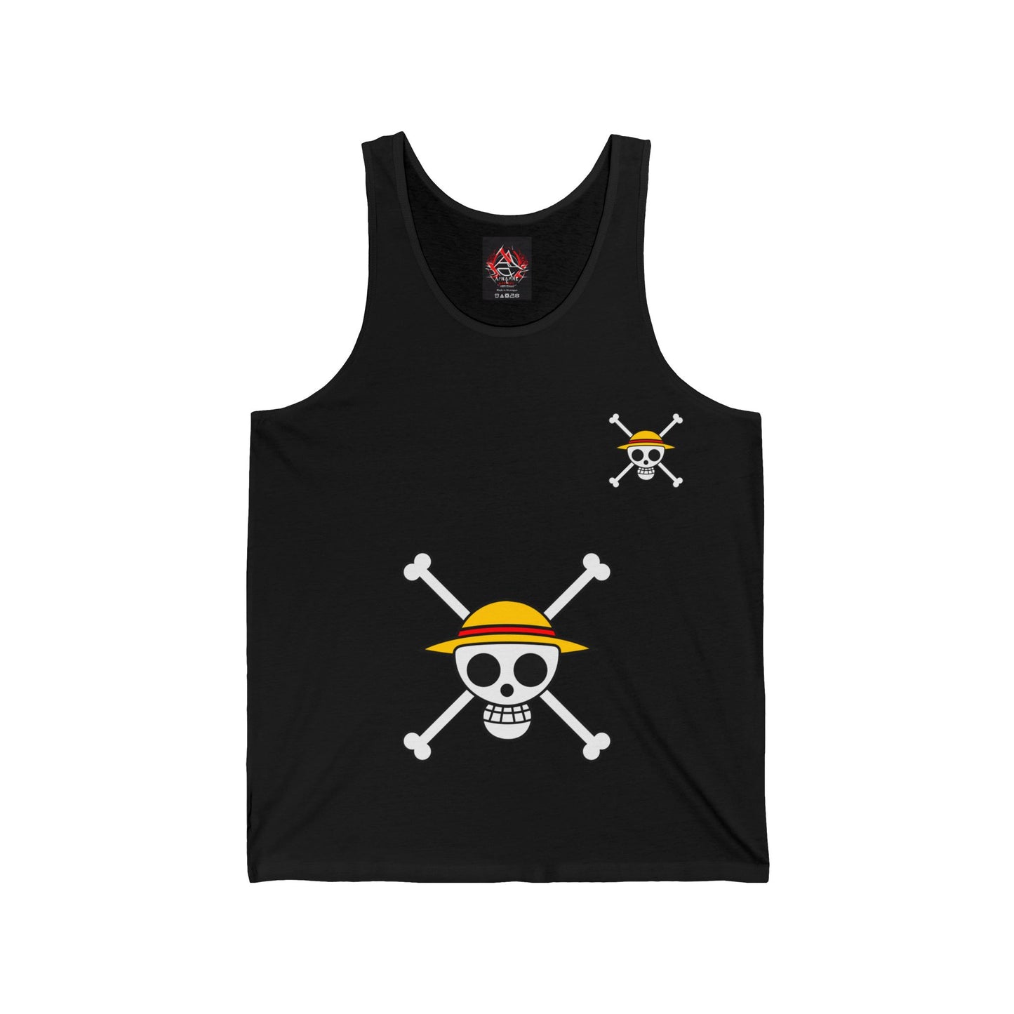 One Piece - Straw Hat Pirate Unisex Jersey Tank ( Vest )