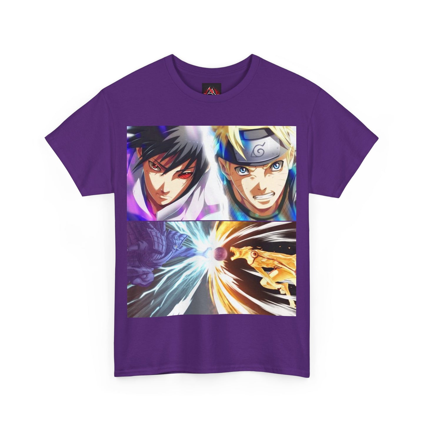 Naruto Shipuden Epic Battle Naurto Vs Sasuke Unisex Heavy Cotton TShirt