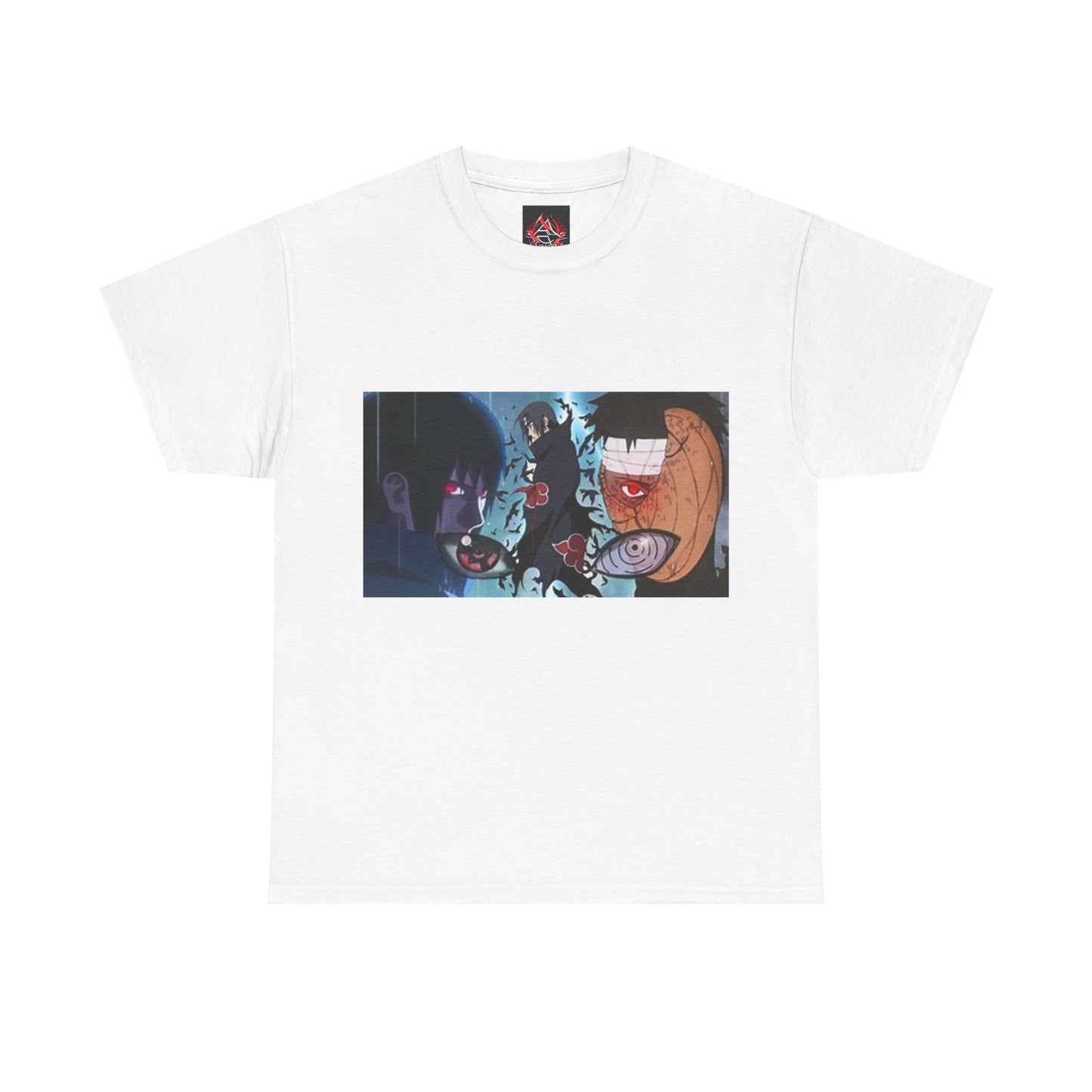 Naruto - Itchia and Sasuke with Obito Uchiha - Unisex Heavy Cotton Unisex Heavy Cotton TShirt