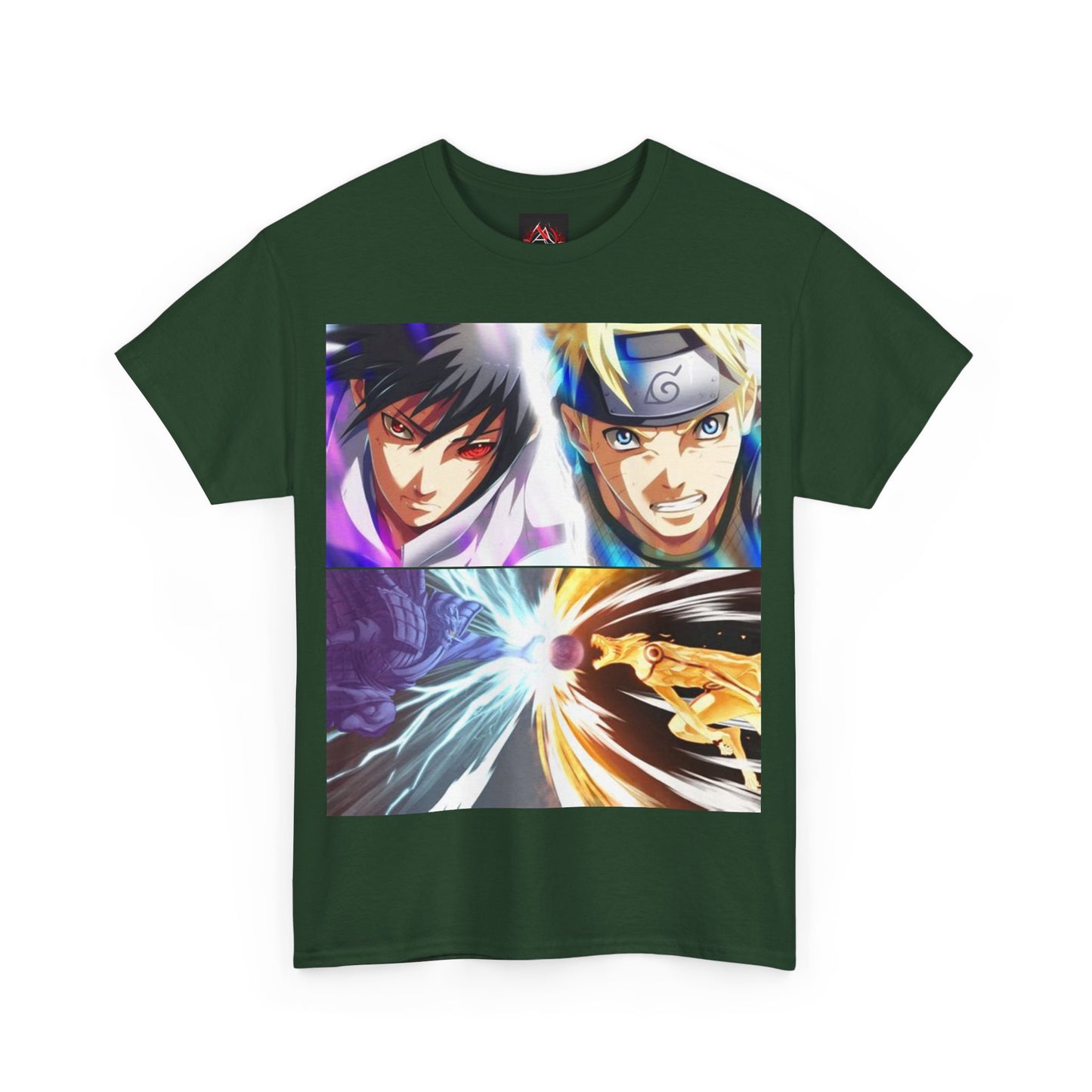 Naruto Shipuden Epic Battle Naurto Vs Sasuke Unisex Heavy Cotton TShirt