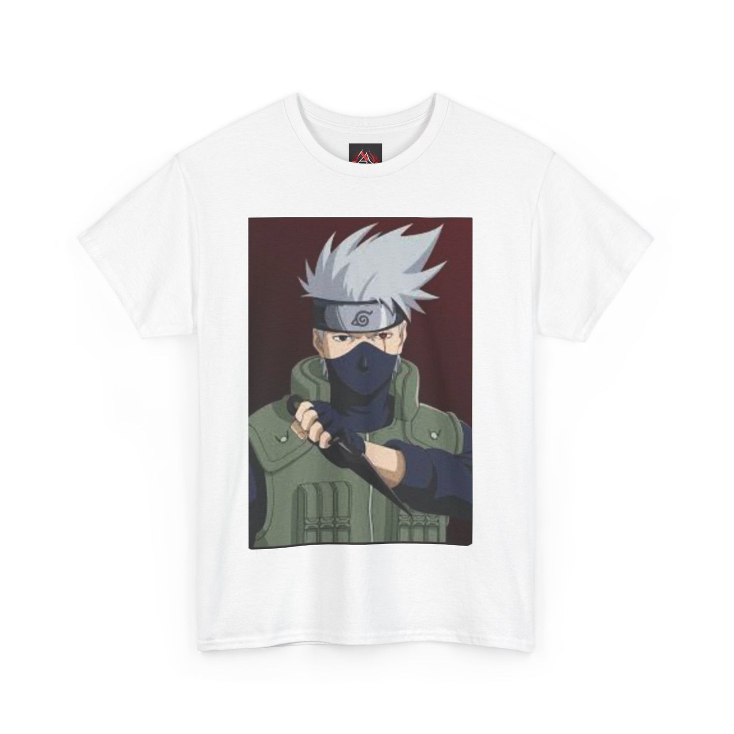 Naruto - Kakashi with Kunai Unisex Heavy Cotton T-Shirt