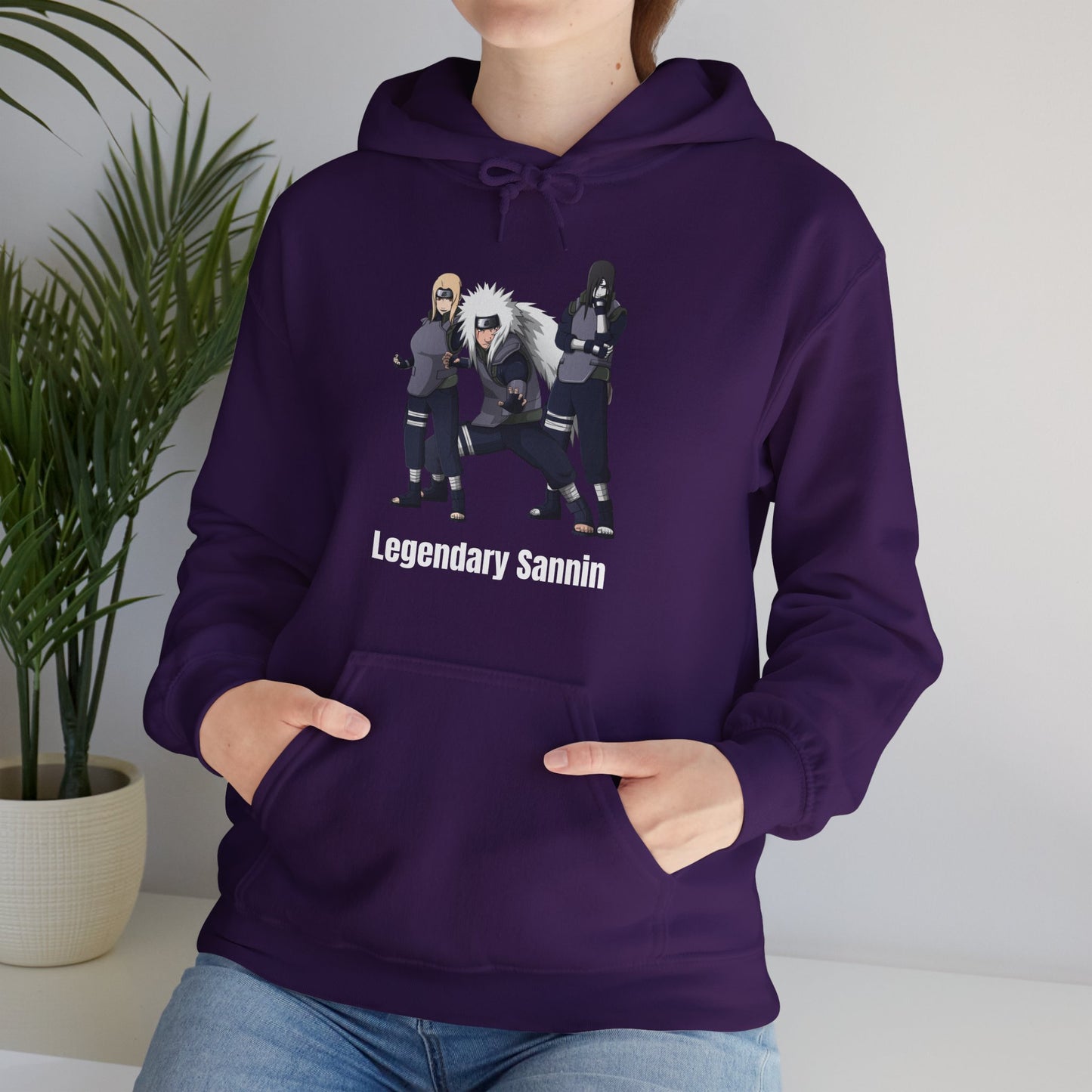 Naruto -Legendary Sannin White Unisex Hoodie