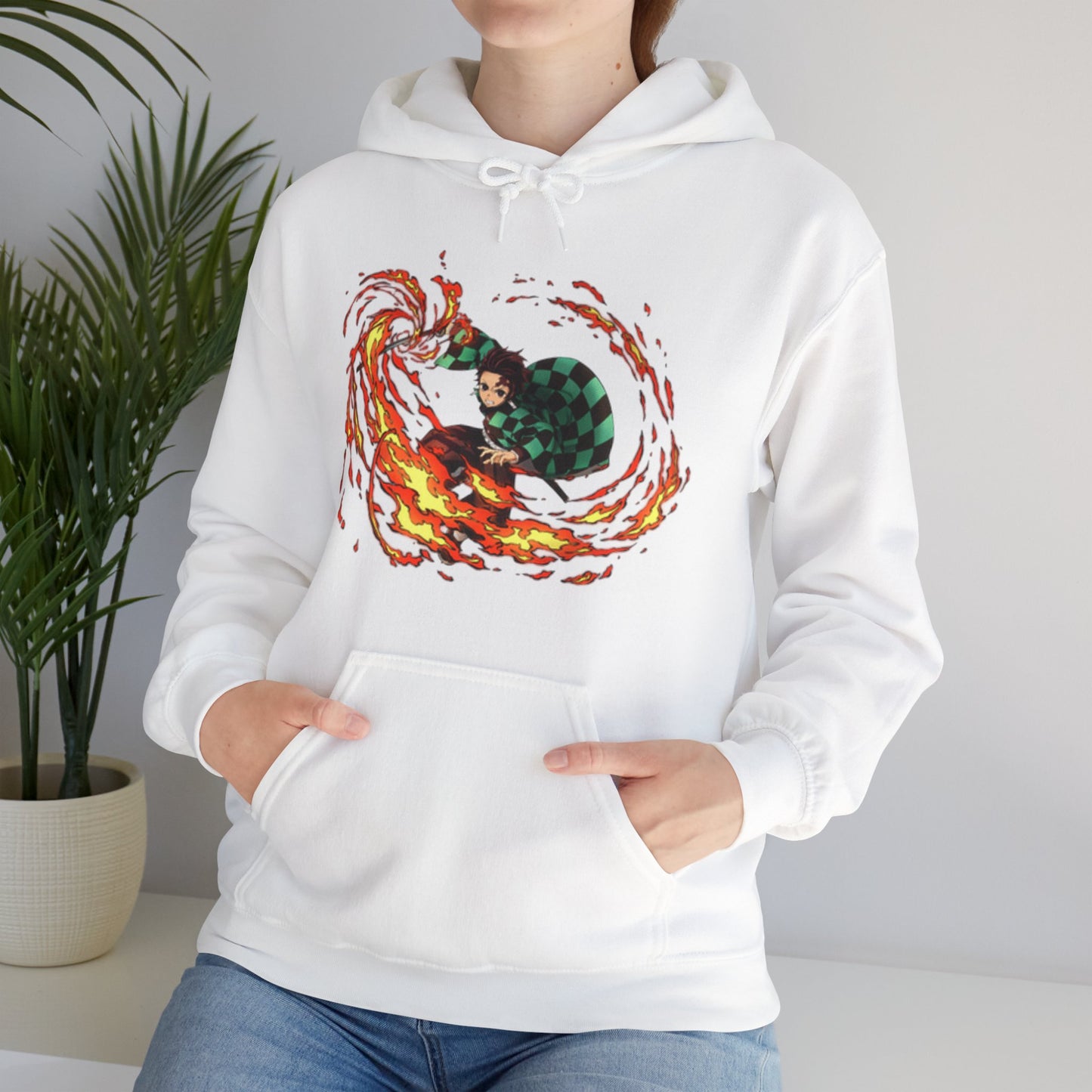 Demon Slayer - Tanjiro using Scorching Rising Sun Attack Unisex Multiple Heavy Blend