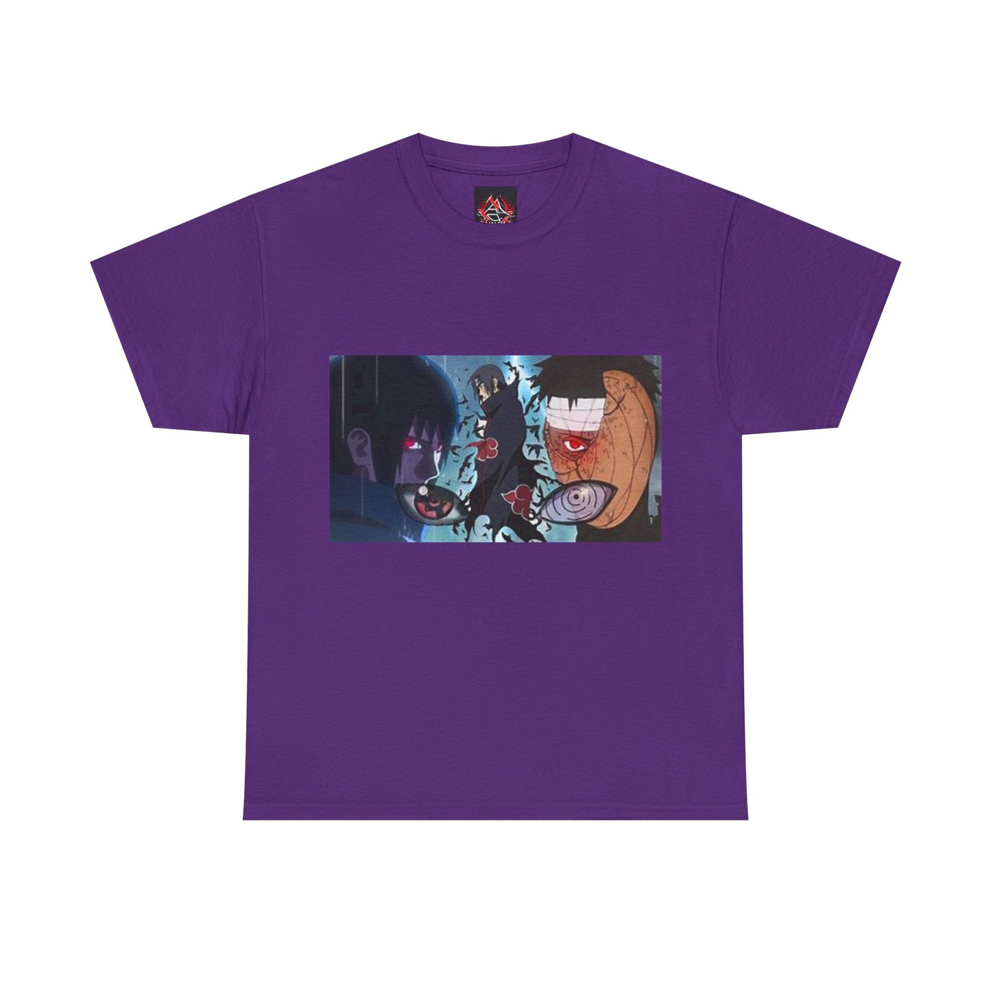 Naruto - Itchia and Sasuke with Obito Uchiha - Unisex Heavy Cotton Unisex Heavy Cotton TShirt