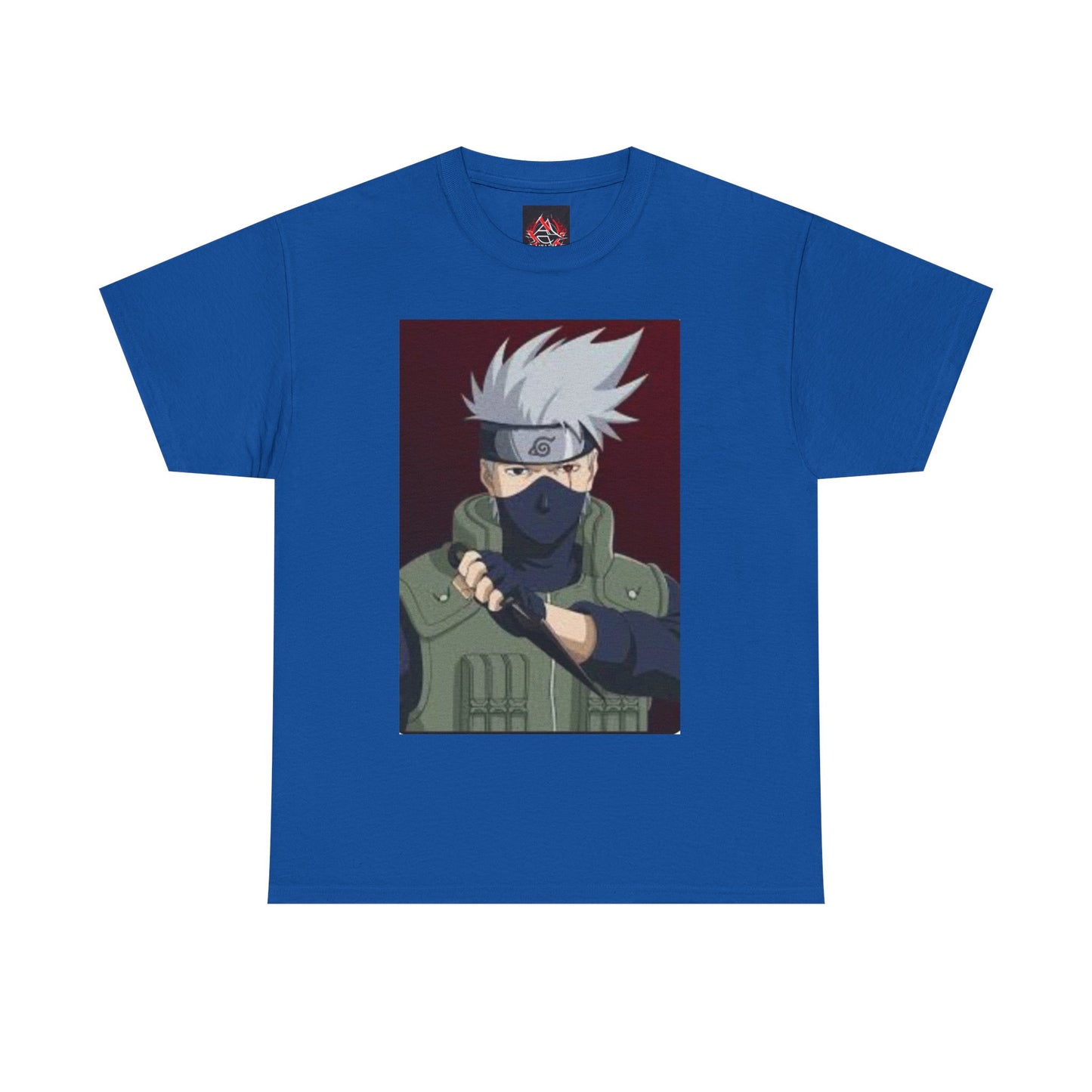 Naruto - Kakashi with Kunai Unisex Heavy Cotton T-Shirt