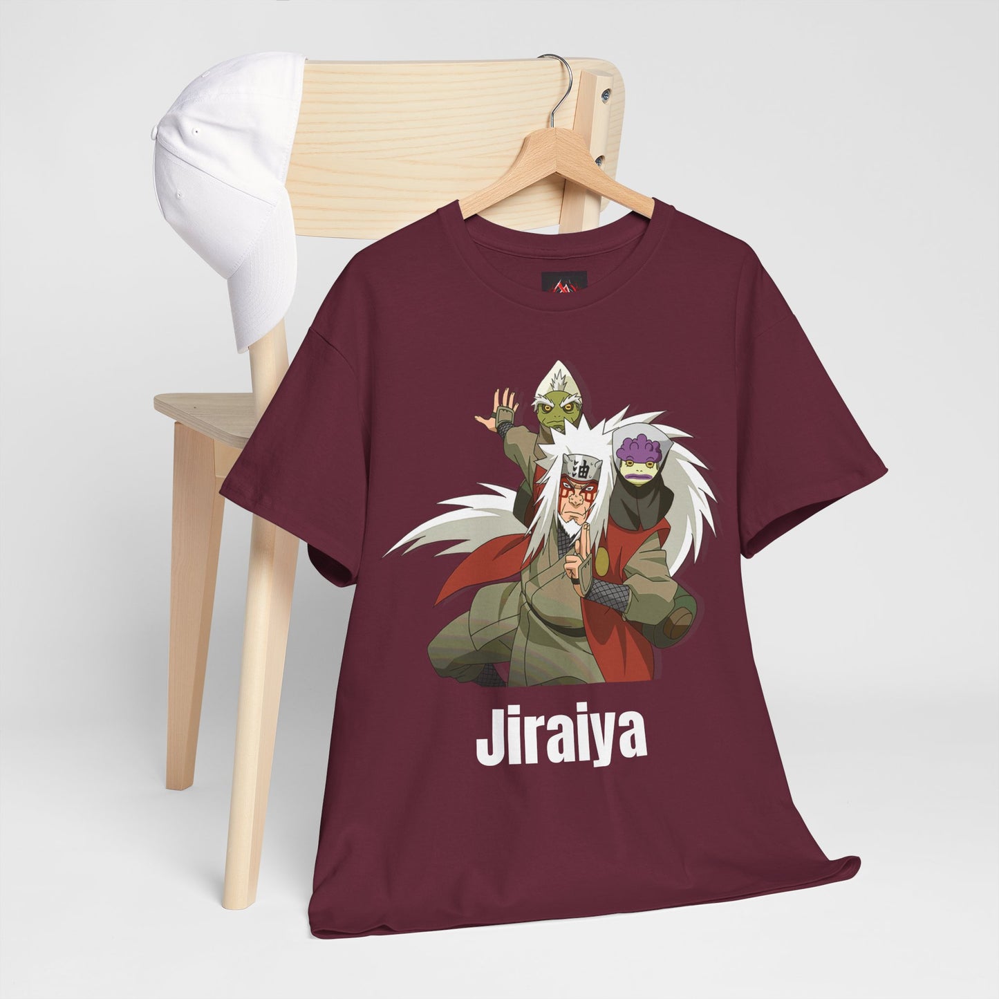 Naruto Shippuden - The Hidden Leaf's Jiraiya Sage Mode Multiple Colours Unisex Heavy Cotton T-Shirt