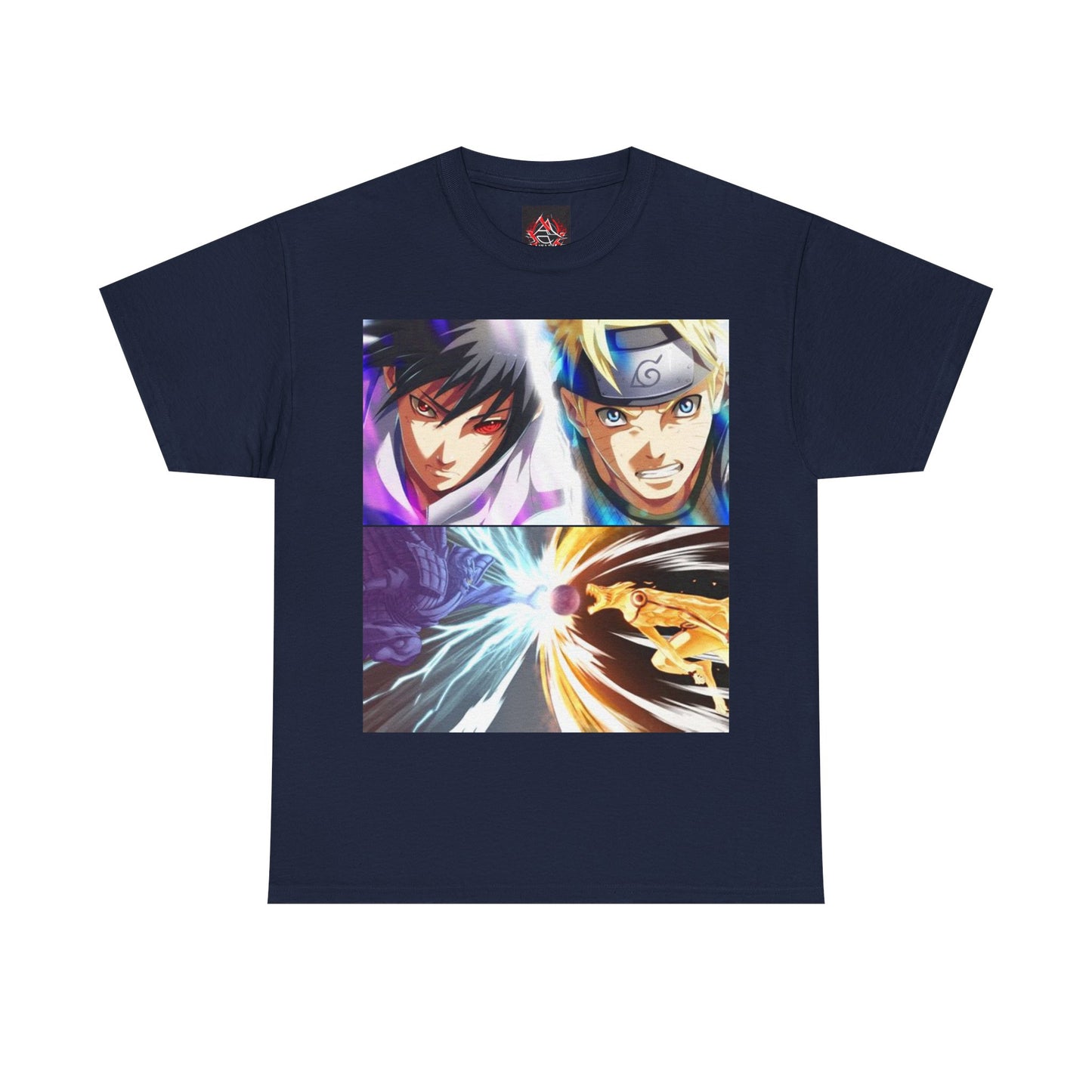Naruto Shipuden Epic Battle Naurto Vs Sasuke Unisex Heavy Cotton TShirt