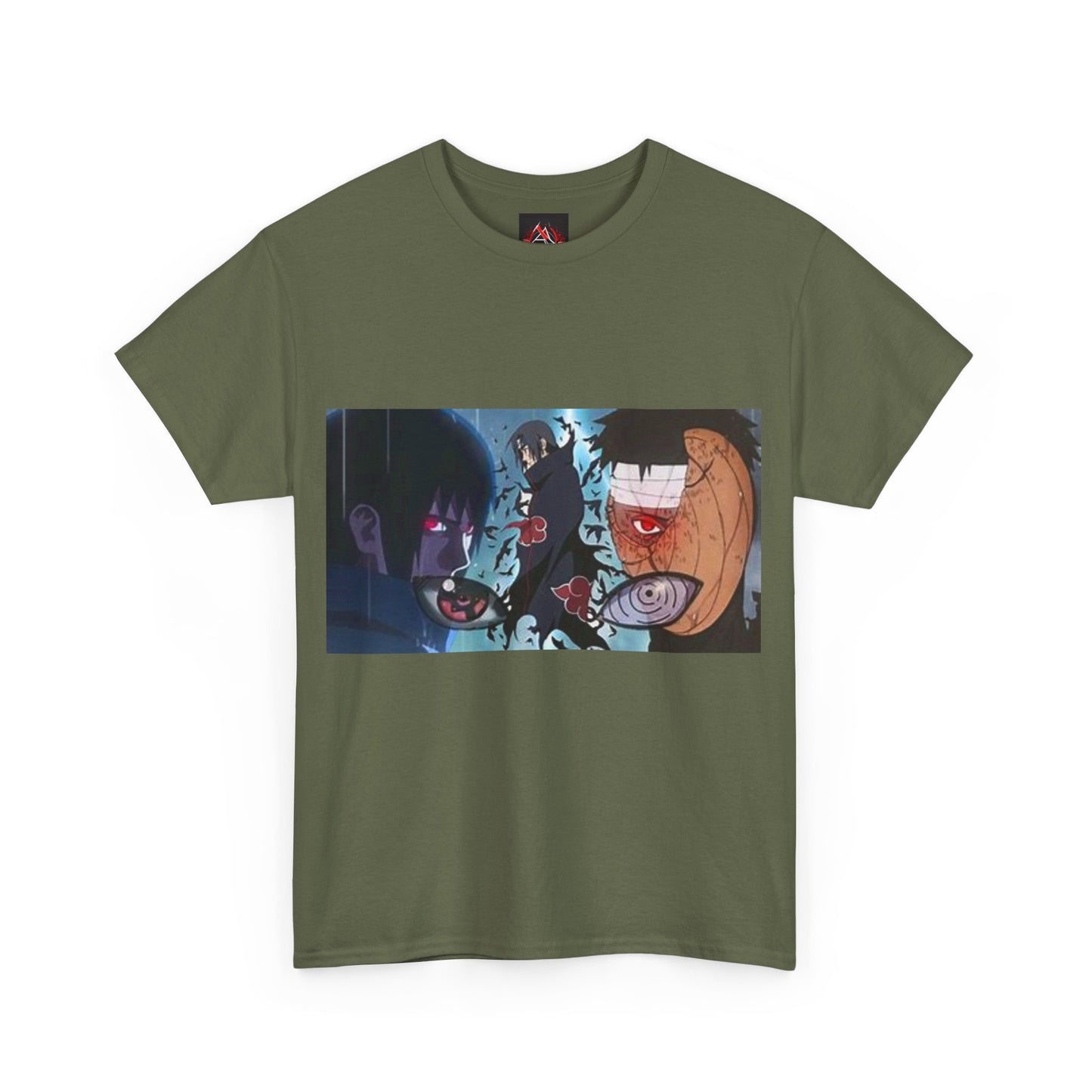 Naruto - Itchia and Sasuke with Obito Uchiha - Unisex Heavy Cotton Unisex Heavy Cotton TShirt