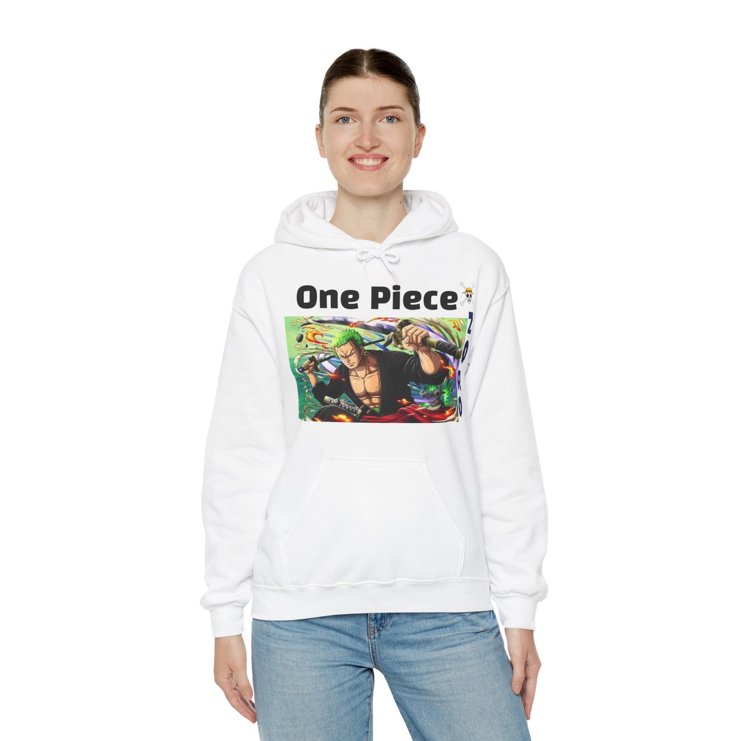 One Piece Zoro Hoodie - Unisex Heavy Blend Sweatshirt