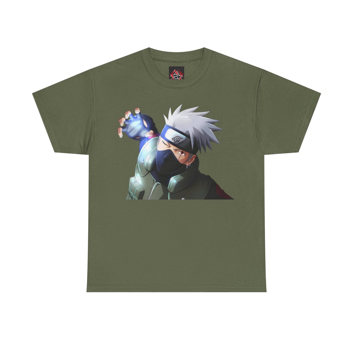 Naruto - Kakashi using Chridori - ( 1000 birds ) Unisex Heavy Cotton T-Shirt