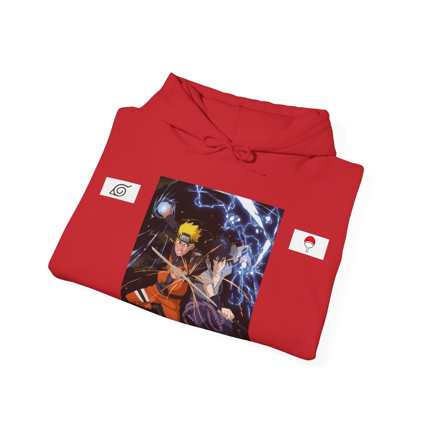 Naruto Shippuden - Naruto & Sasuke Rivals Unisex Hoodie multiple colours
