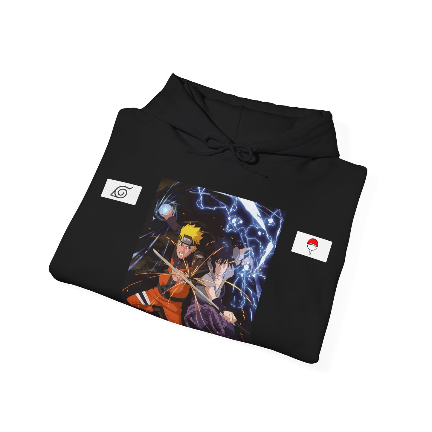 Naruto Shippuden - Naruto & Sasuke Rivals Unisex Hoodie multiple colours