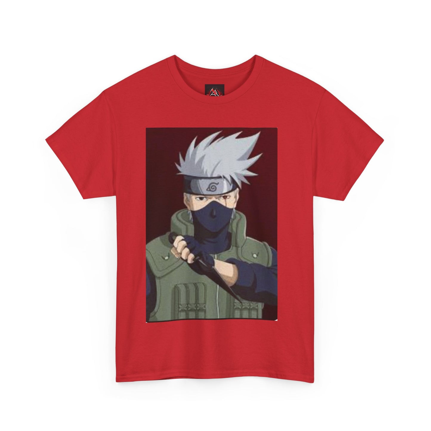 Naruto - Kakashi with Kunai Unisex Heavy Cotton T-Shirt
