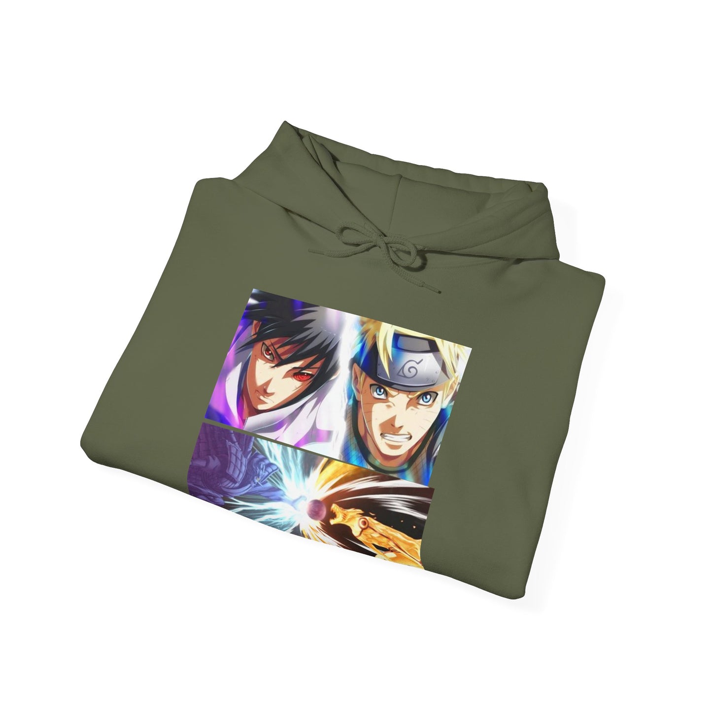 Naruto Shipuden Epic Battle Naurto Vs Sasuke Unisex Hooded Sweatshirt