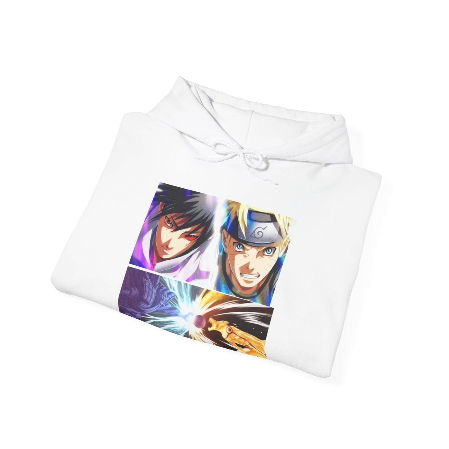 Naruto Shipuden Epic Battle Naurto Vs Sasuke Unisex Hooded Sweatshirt