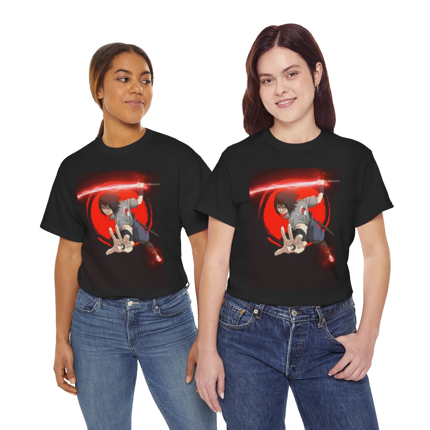 Naruto - Sasuke Uchina Unisex Heavy Cotton T-Shirt