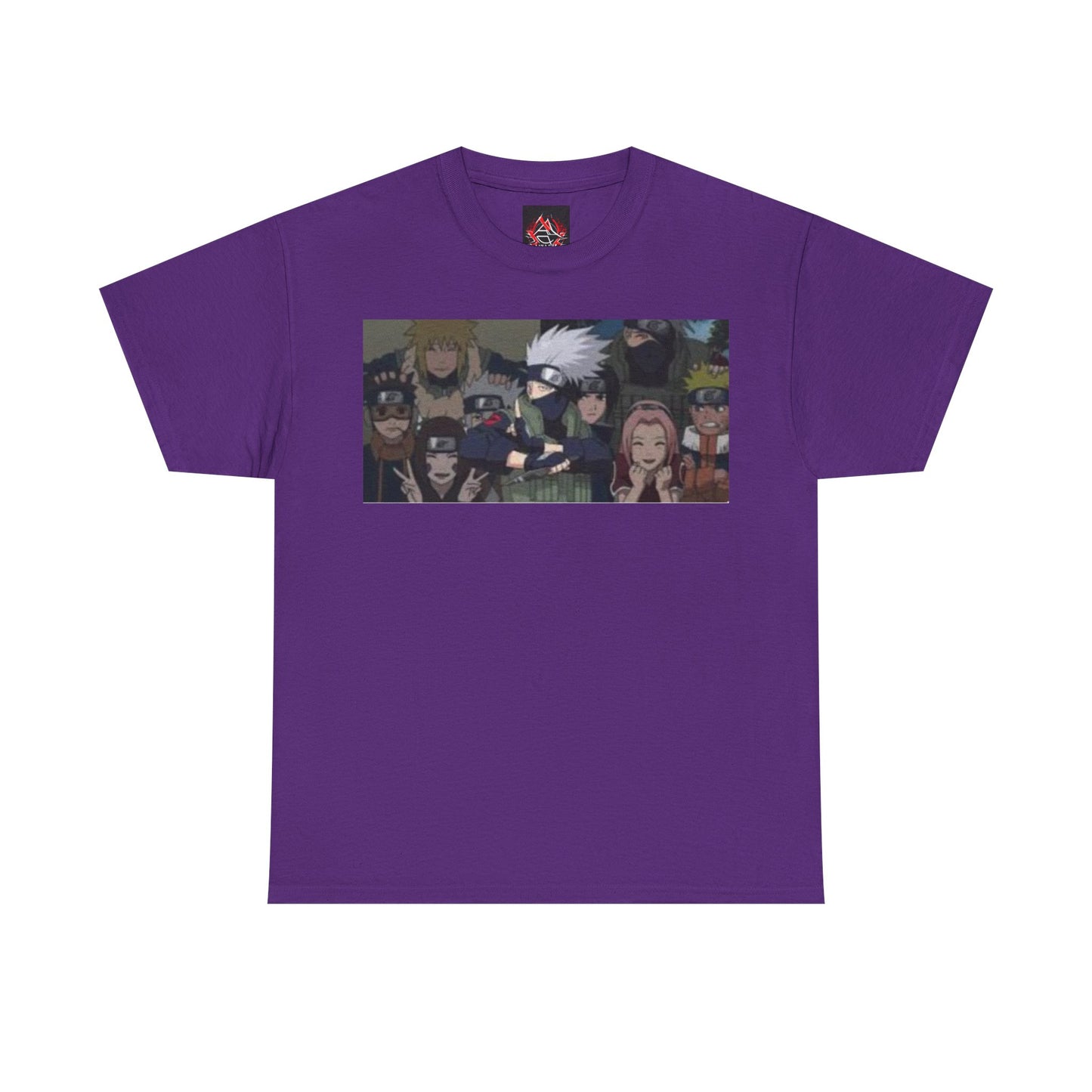 Naruto - Team 10 Team Kakashi Young and Old Unisex Heavy Cotton T-Shirt