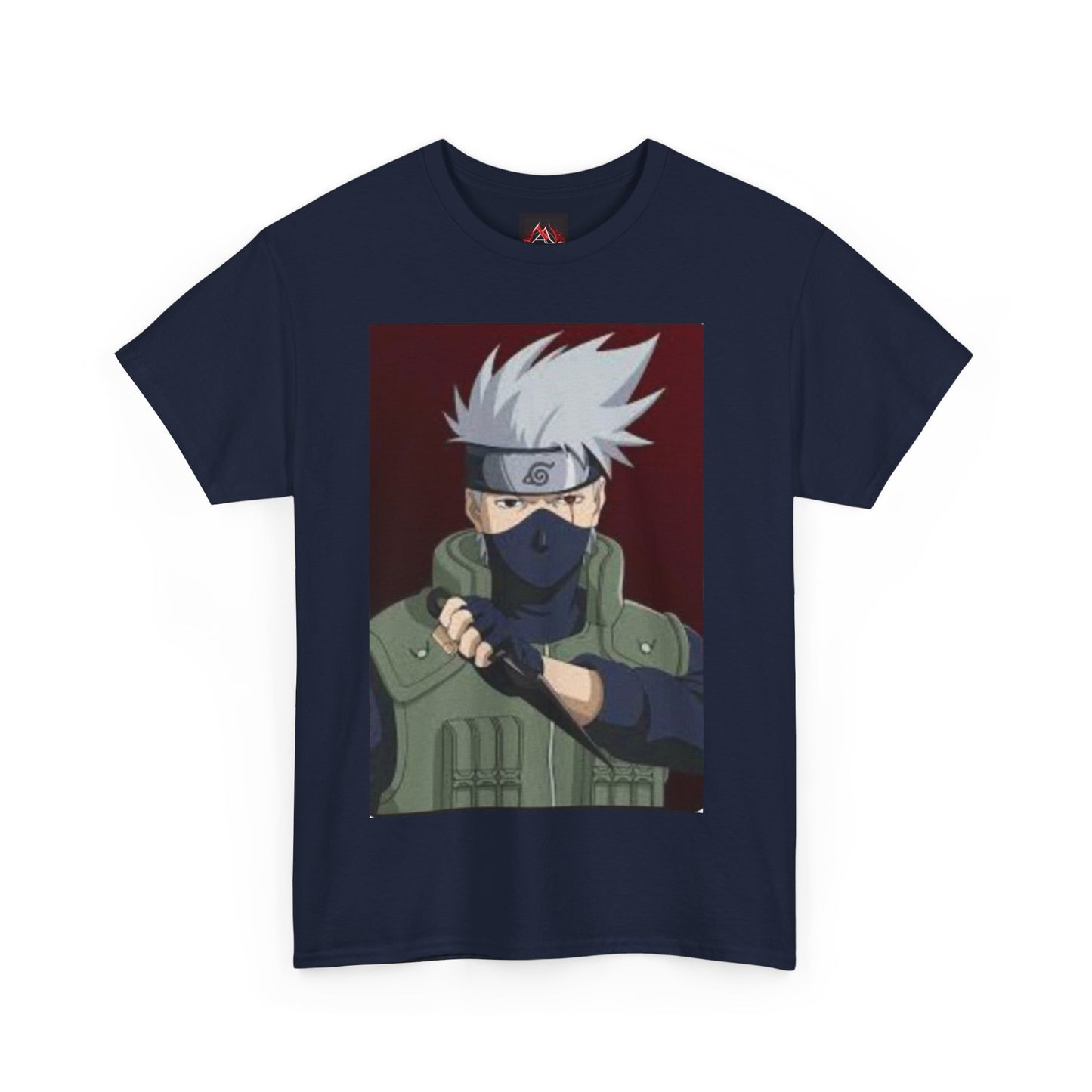 Naruto - Kakashi with Kunai Unisex Heavy Cotton T-Shirt
