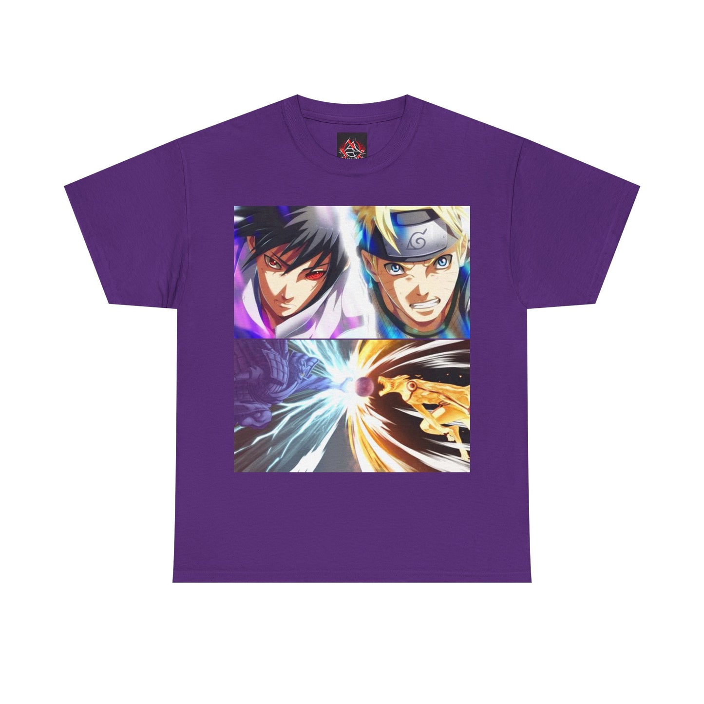 Naruto Shipuden Epic Battle Naurto Vs Sasuke Unisex Heavy Cotton TShirt