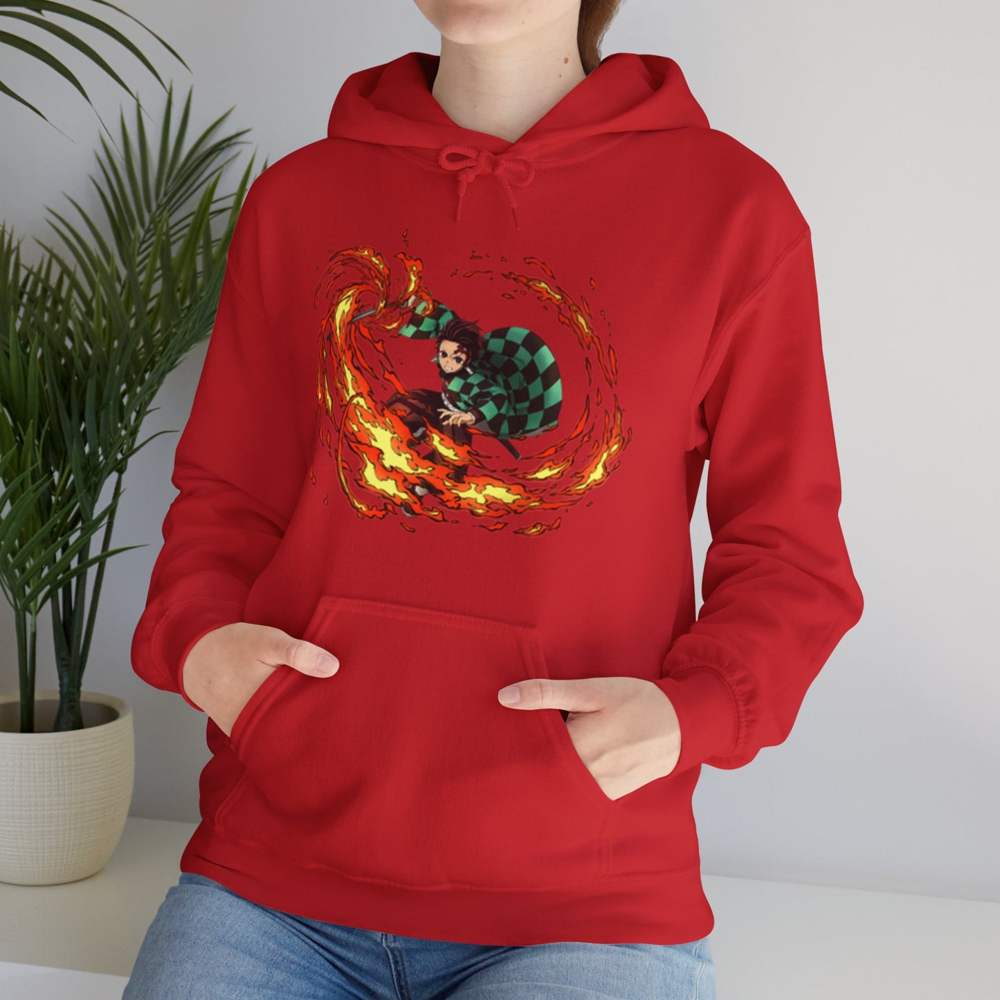 Demon Slayer - Tanjiro using Scorching Rising Sun Attack Unisex Multiple Heavy Blend