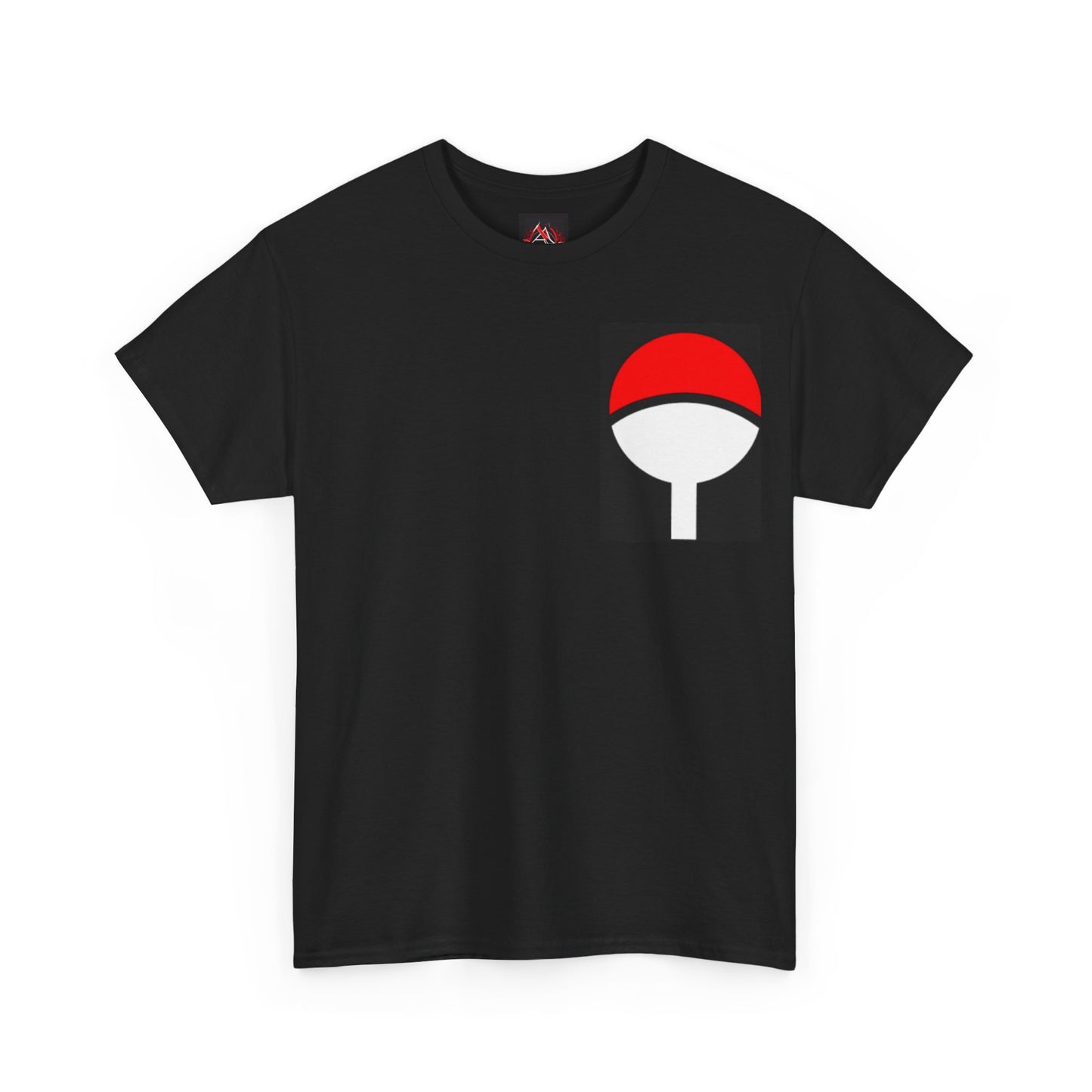 Naruto - Unisex Heavy Cotton TShirt Uchiha Clan Crest