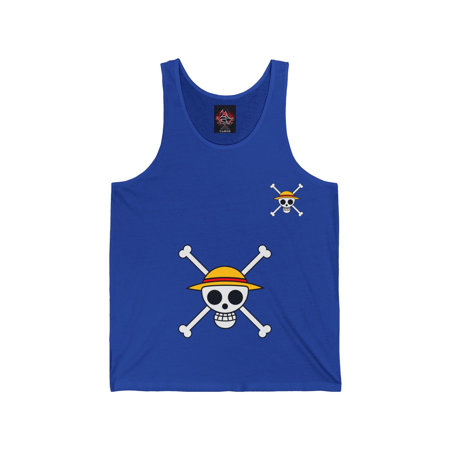One Piece - Straw Hat Pirate Unisex Jersey Tank ( Vest )