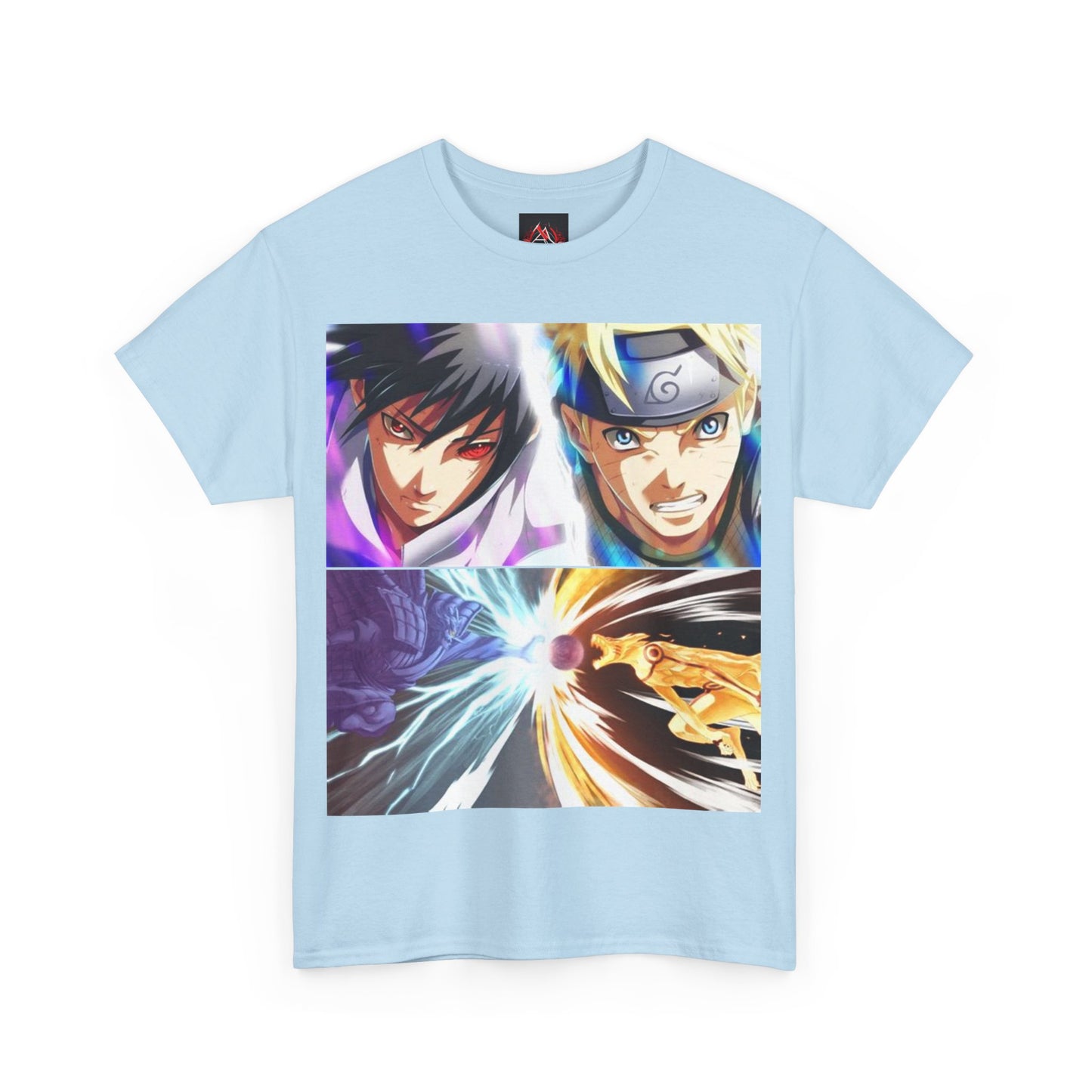 Naruto Shipuden Epic Battle Naurto Vs Sasuke Unisex Heavy Cotton TShirt