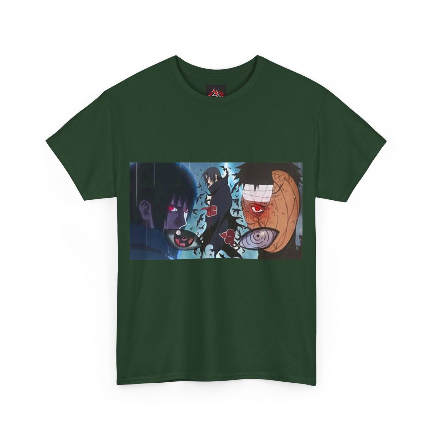 Naruto - Itchia and Sasuke with Obito Uchiha - Unisex Heavy Cotton Unisex Heavy Cotton TShirt