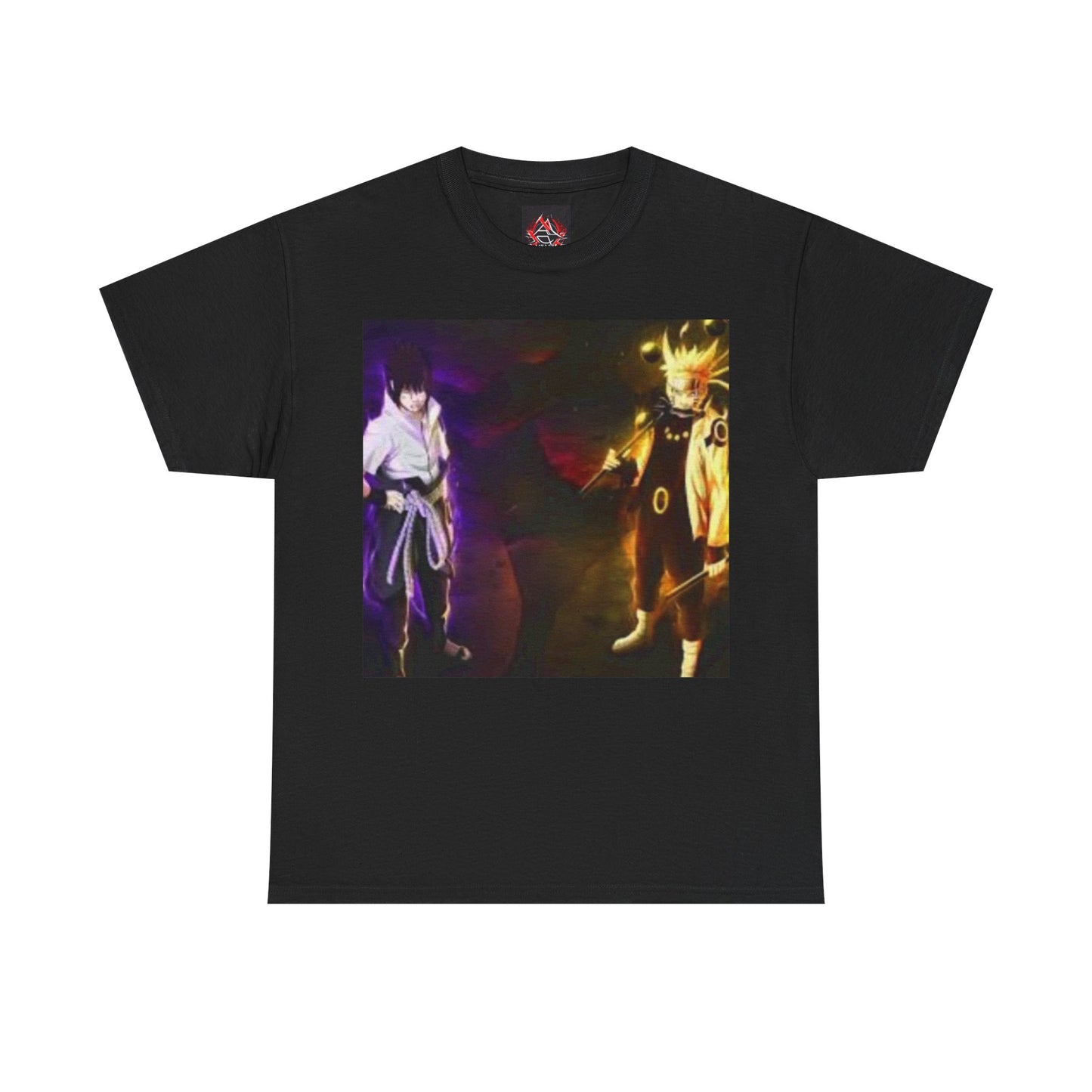 Naruto Shippuden - Naruto & Sasuke Full Power Unisex Heavy Cotton T-Shirt