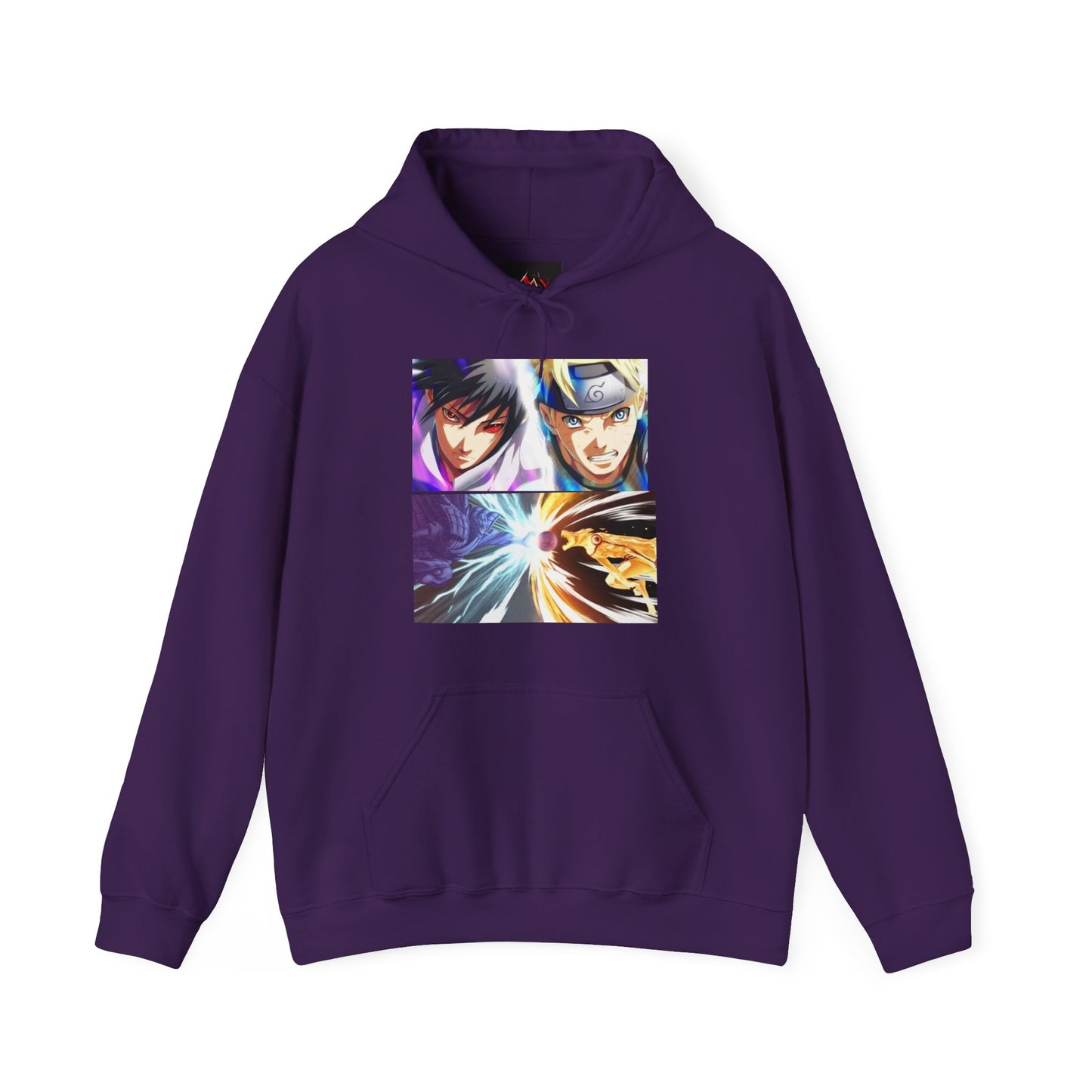 Naruto Shipuden Epic Battle Naurto Vs Sasuke Unisex Hooded Sweatshirt
