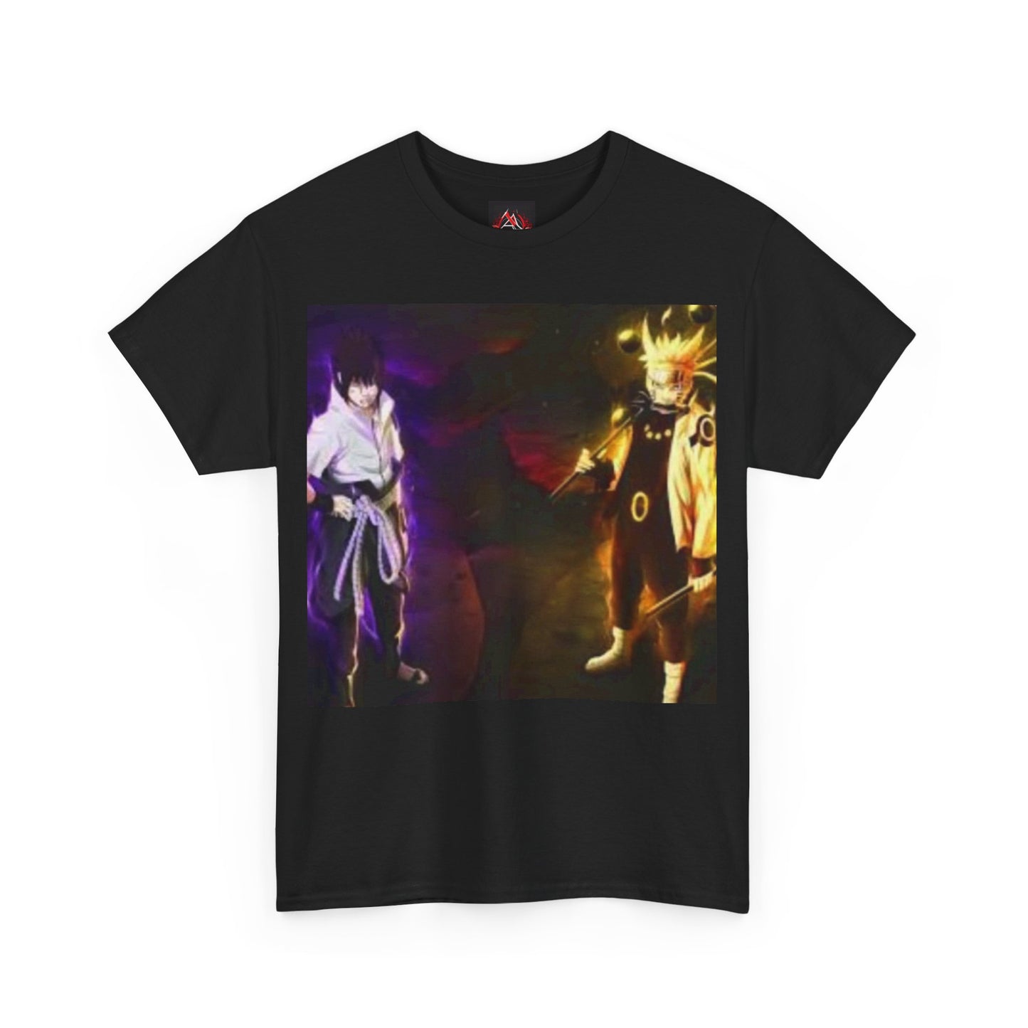 Naruto Shippuden - Naruto & Sasuke Full Power Unisex Heavy Cotton T-Shirt