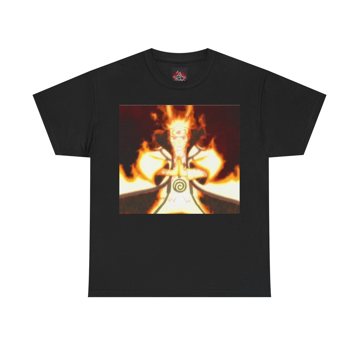 Naruto Shippuden - Naruto Full Power Handsign Unisex Heavy Cotton T-Shirt