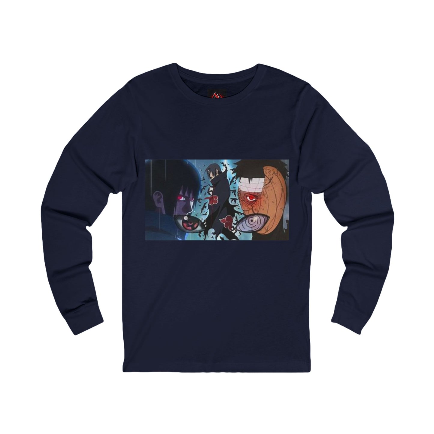 Naruto - Itchia and Sasuke with Obito Uchiha - Unisex Long Sleeve TShirt