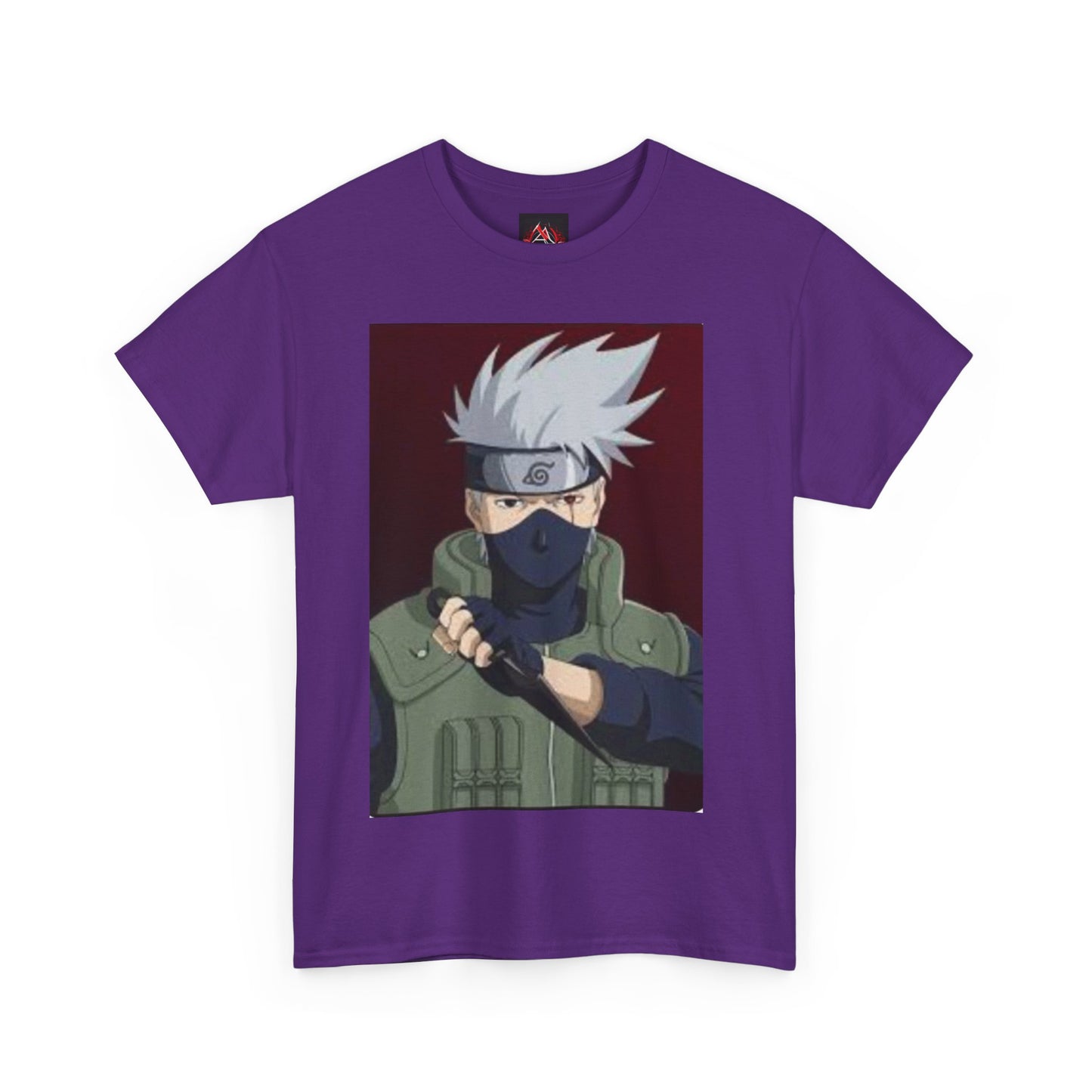 Naruto - Kakashi with Kunai Unisex Heavy Cotton T-Shirt
