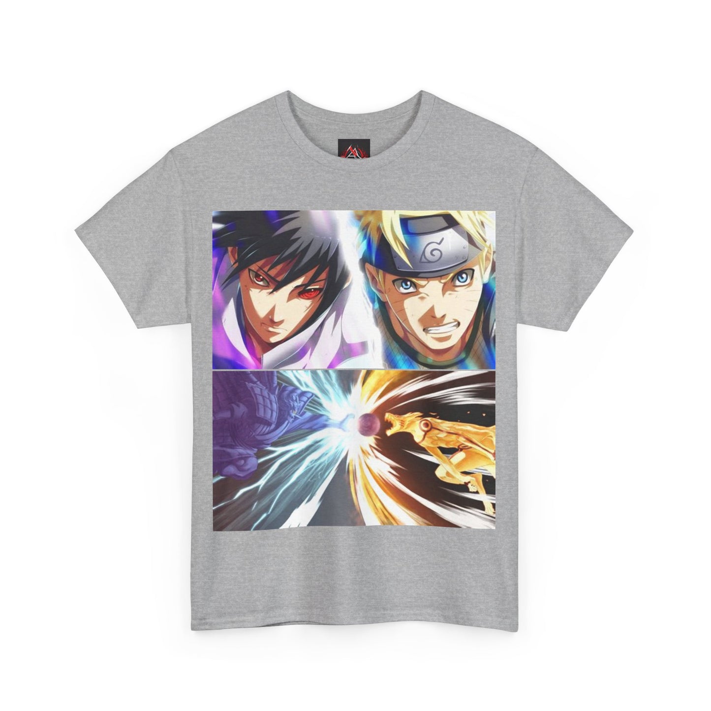Naruto Shipuden Epic Battle Naurto Vs Sasuke Unisex Heavy Cotton TShirt