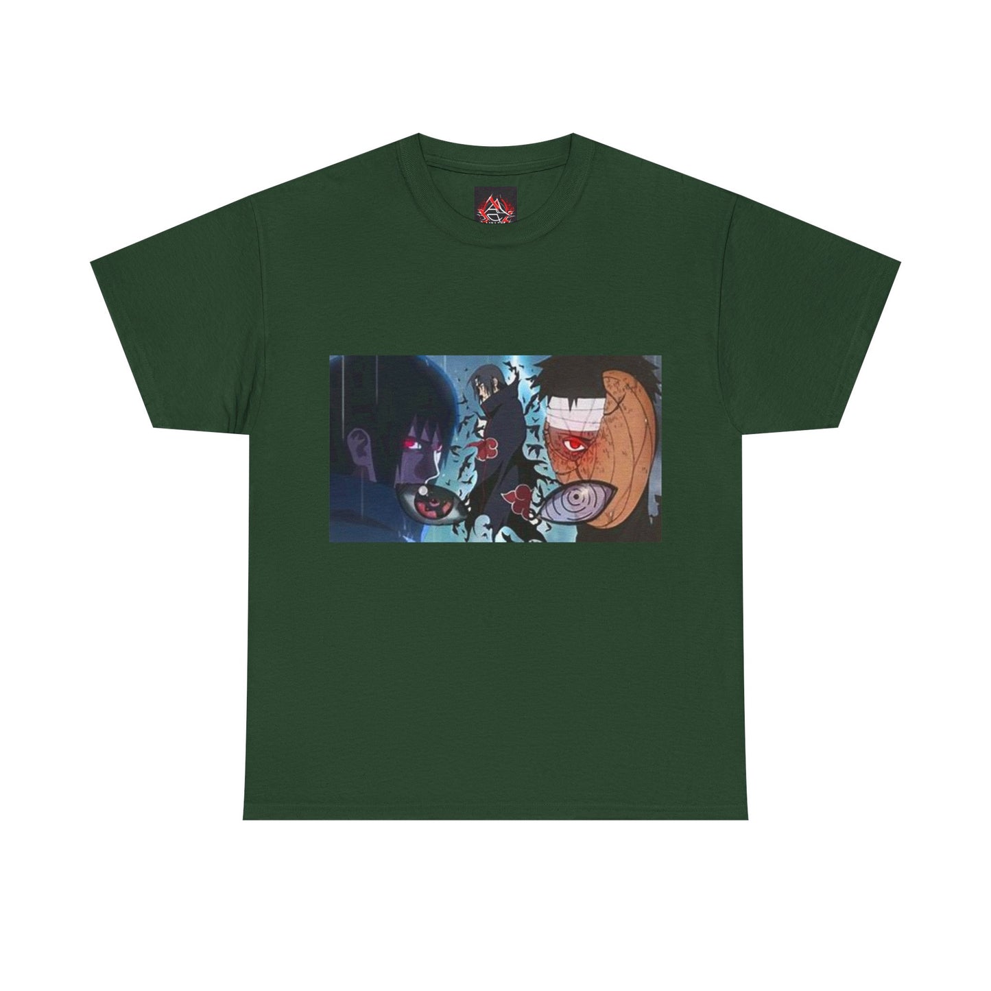 Naruto - Itchia and Sasuke with Obito Uchiha - Unisex Heavy Cotton Unisex Heavy Cotton TShirt