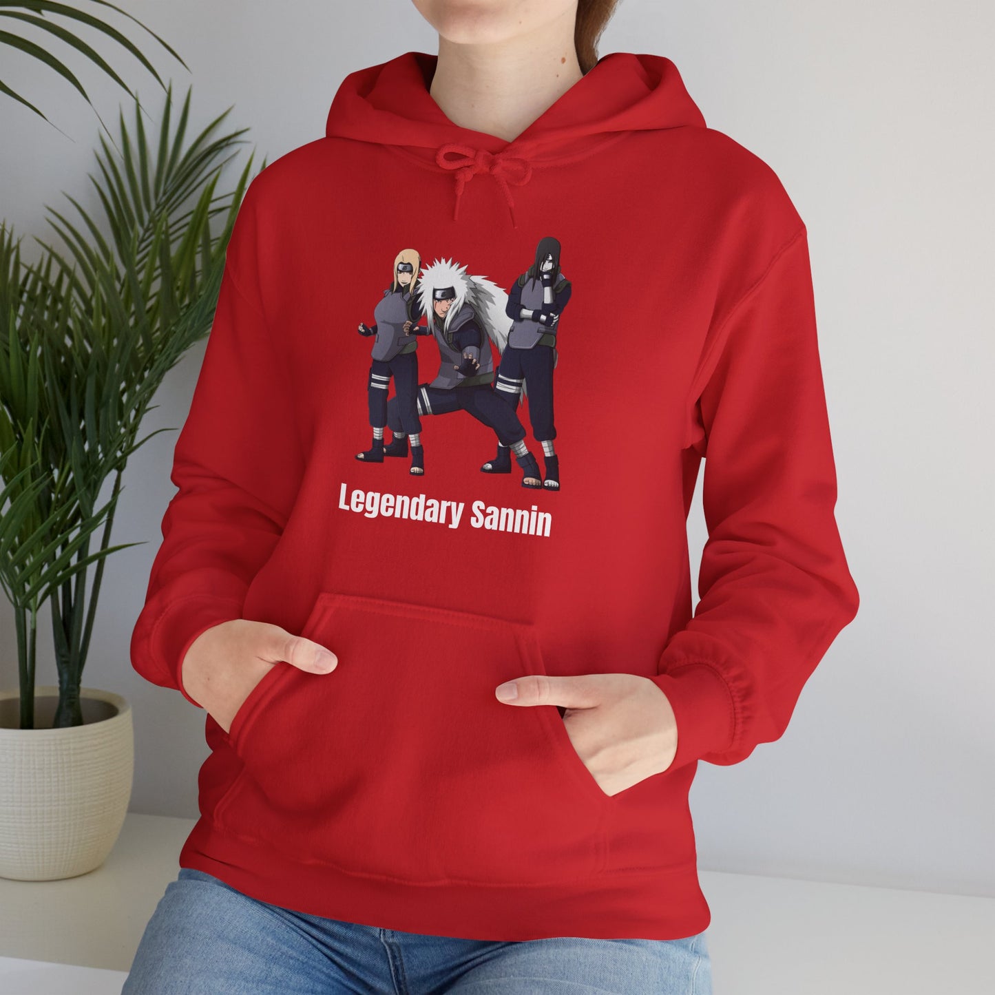 Naruto -Legendary Sannin White Unisex Hoodie