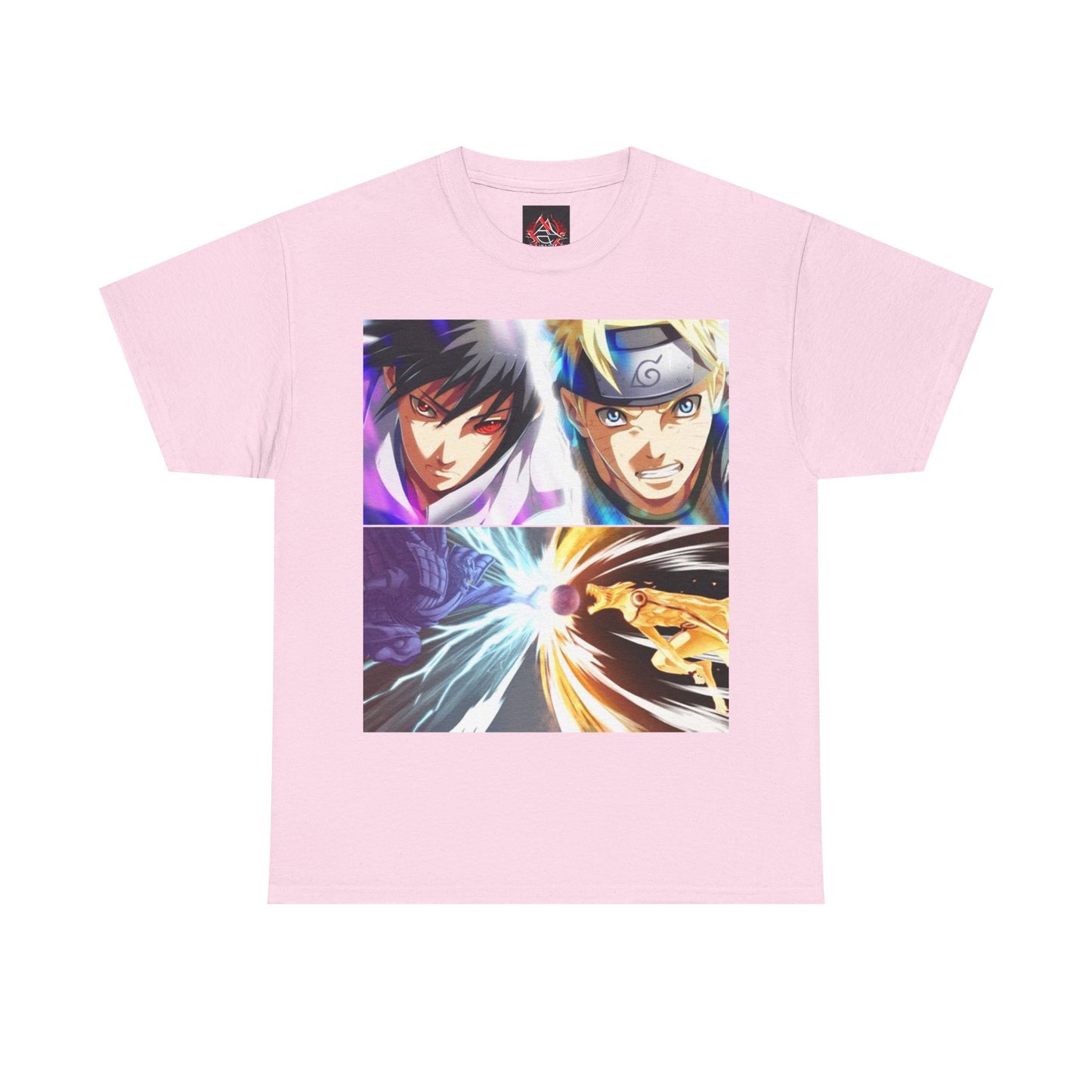 Naruto Shipuden Epic Battle Naurto Vs Sasuke Unisex Heavy Cotton TShirt
