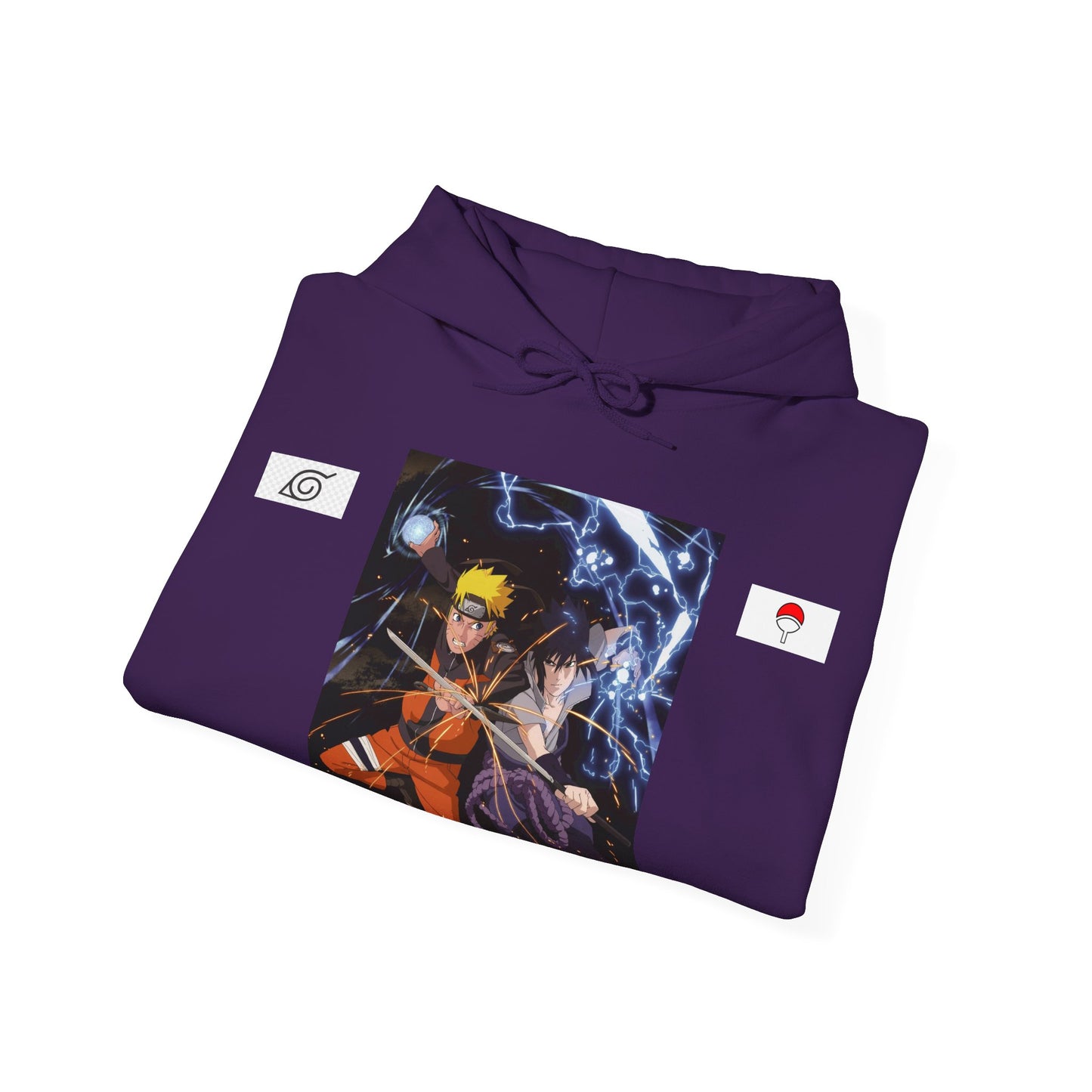 Naruto Shippuden - Naruto & Sasuke Rivals Unisex Hoodie multiple colours