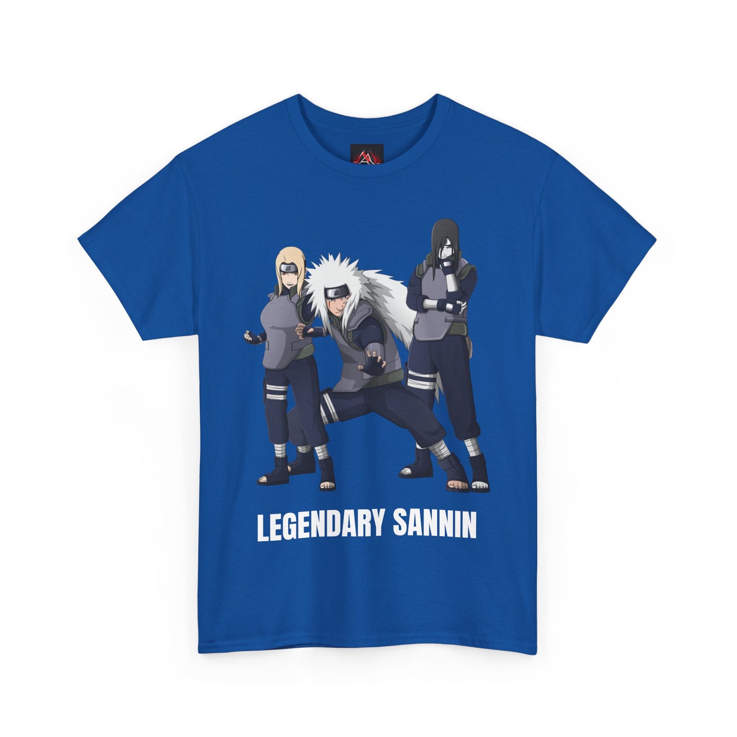 Naruto - Hidden Leafs Villages Legendary Sannin Multiple Colours Unisex Heavy Cotton T-Shirt