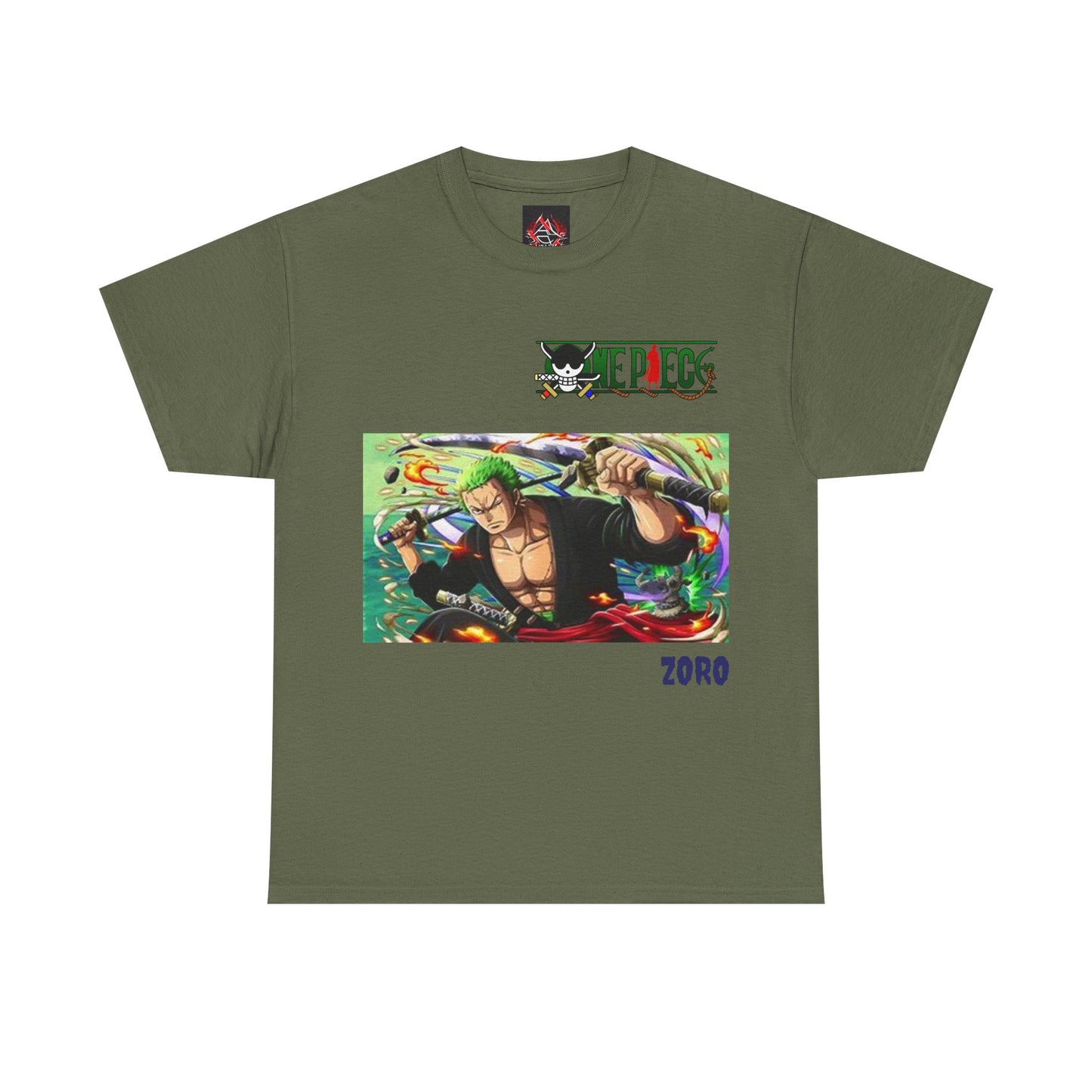 One Piece - Zoro , Unisex Heavy Cotton T- Shirt